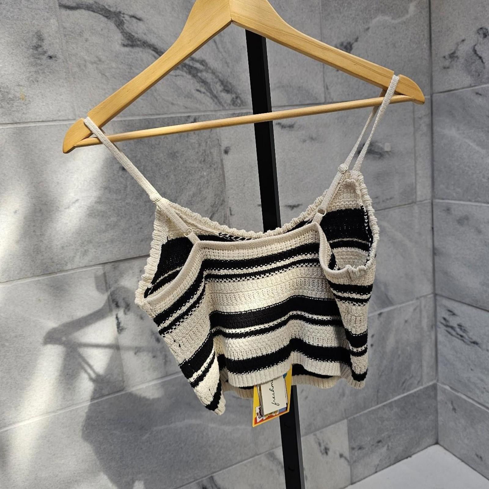 Hickey Freeman Freshman Women's Black and Cream Knit Top Size S / US 4 / IT 40 - 3 Thumbnail
