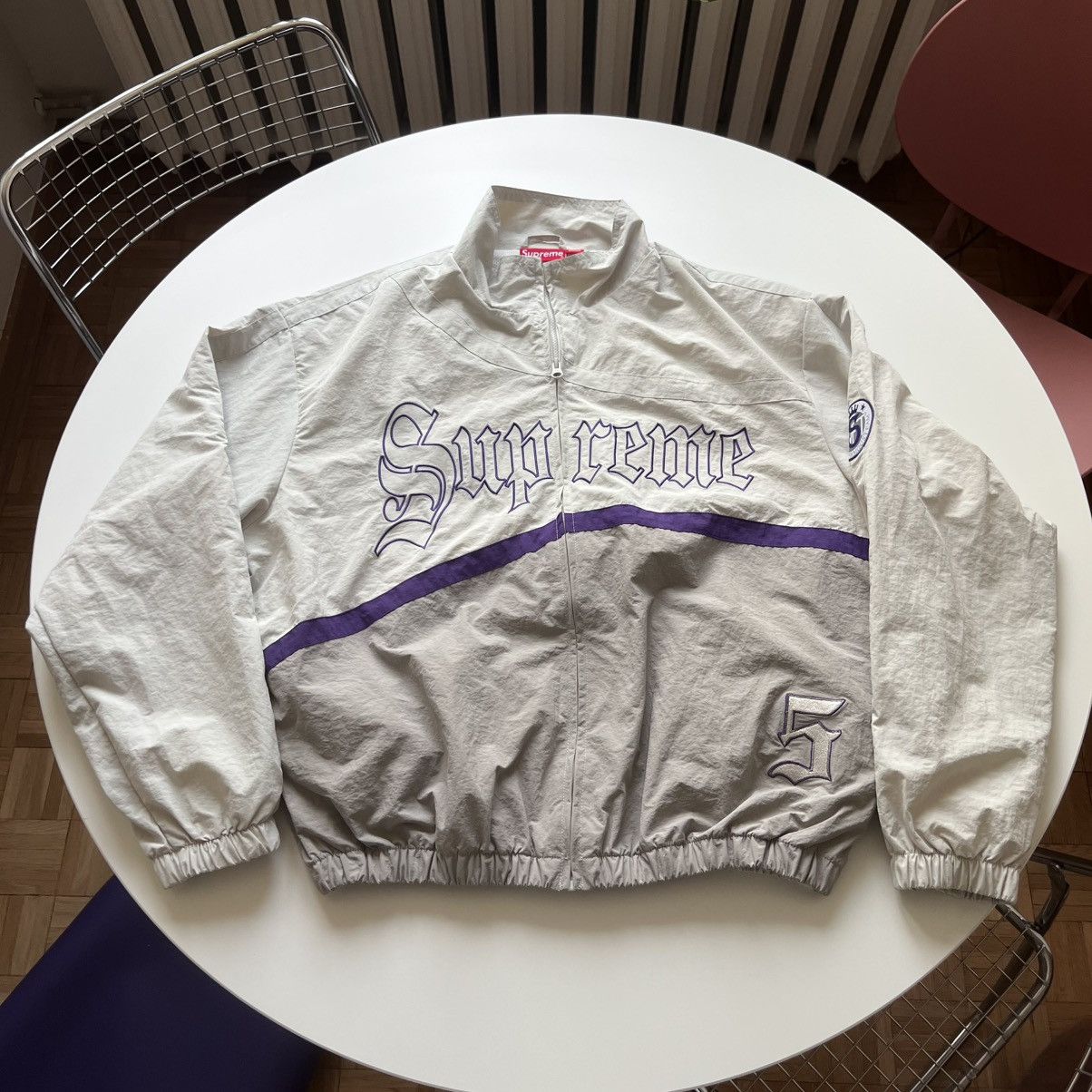 Ducati × Supreme Supreme Ducati Track Jacket Light Gray Medium