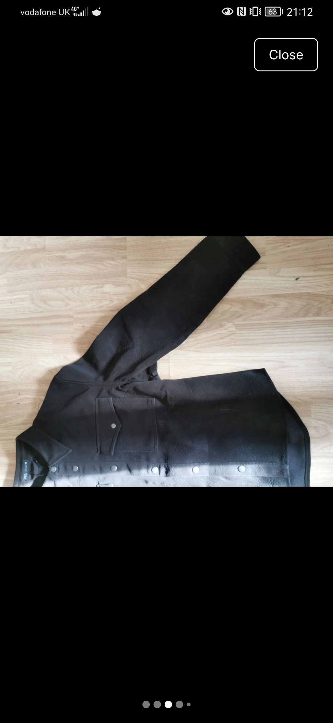 Zara Zara leather Brow re overshirt size man, Large Size US L / EU 52-54 / 3 - 8 Thumbnail