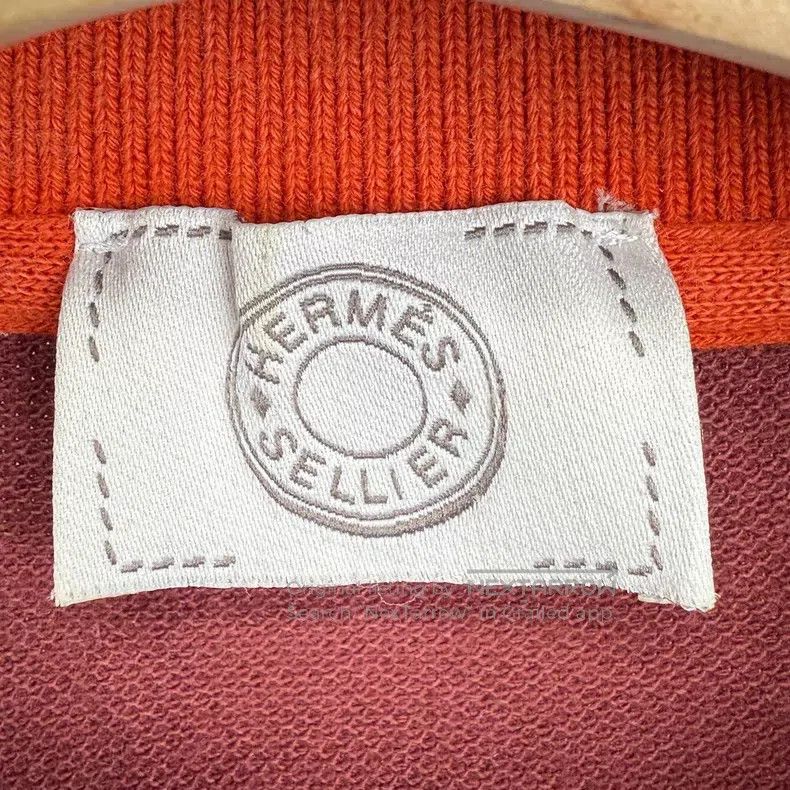 Hermes Hermes Brick Red Patchwork Vertical Button Short Sleeve Po Size US XL / EU 56 / 4 - 3 Thumbnail