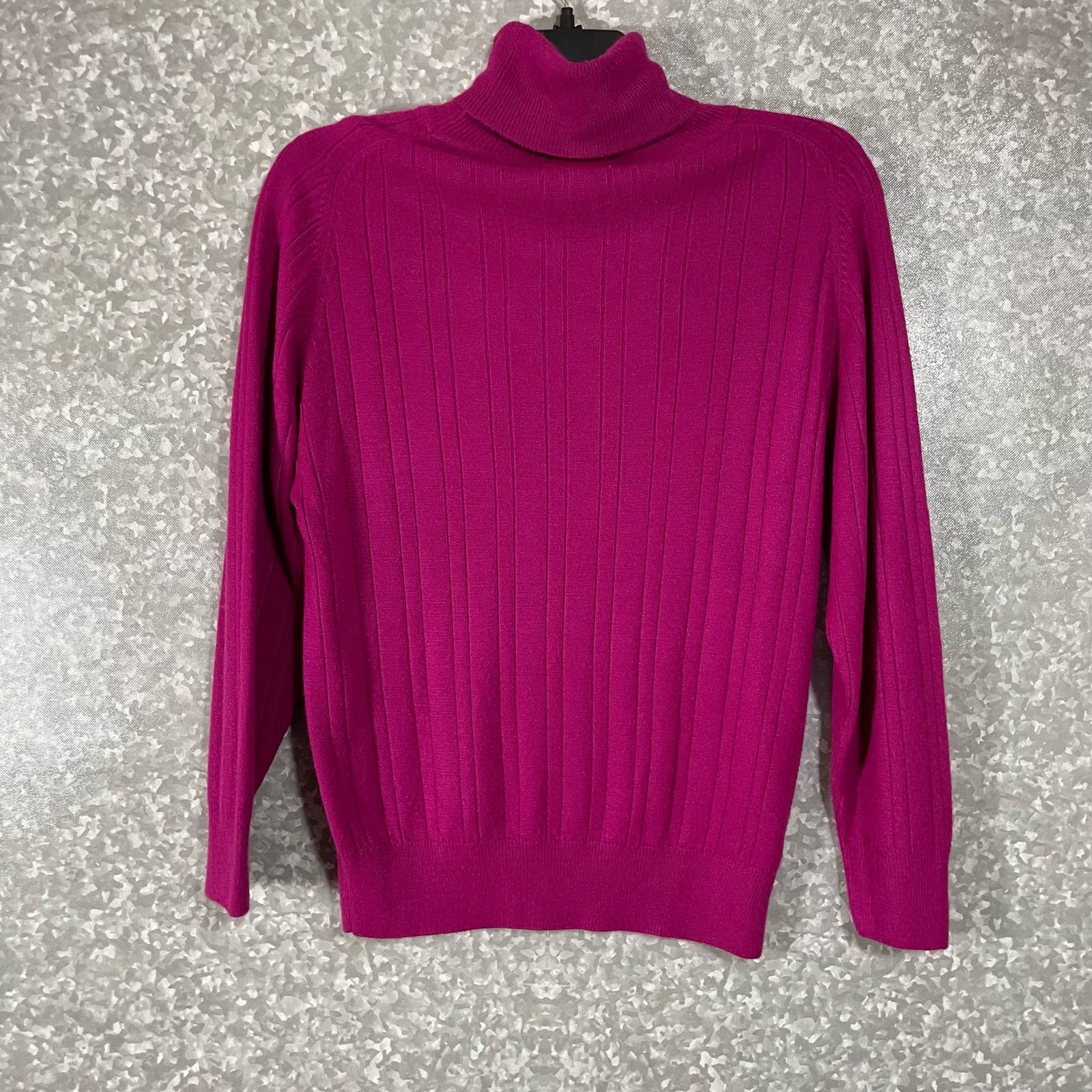 Vintage Laura Winston Vintage Pink Turtleneck Sweater - Size Medium Size M / US 6-8 / IT 42-44 - 5 Thumbnail