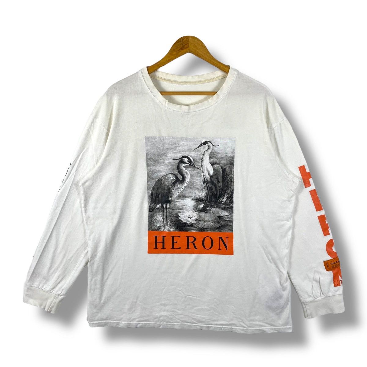Heron Preston HERON PRESTON Long Sleeve Graphic Tee Shirt Large Size Size US L / EU 52-54 / 3 - 1 Thumbnail