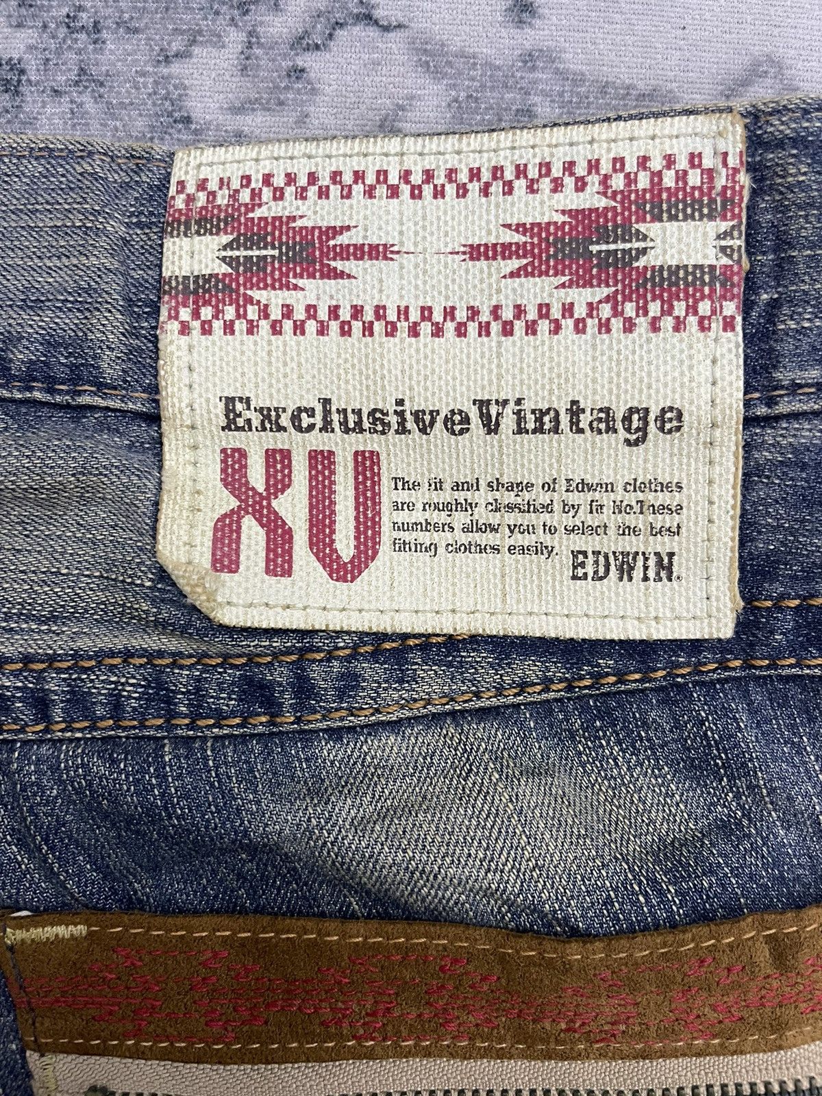 Edwin Edwin XV Baggy faded blue denim s6 Size US 32 / EU 48 - 15 Thumbnail