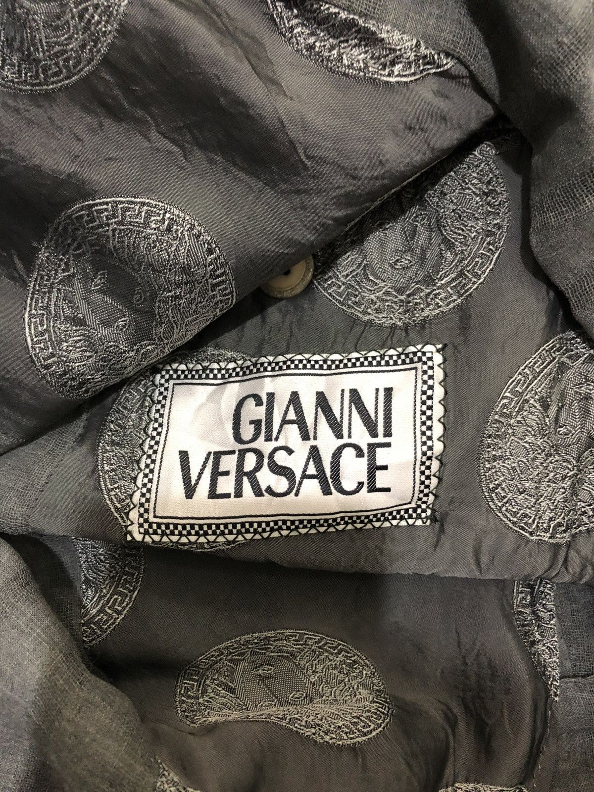 Versace Gianni Versace Vintage Blazzer Size US L / EU 52-54 / 3 - 13 Thumbnail