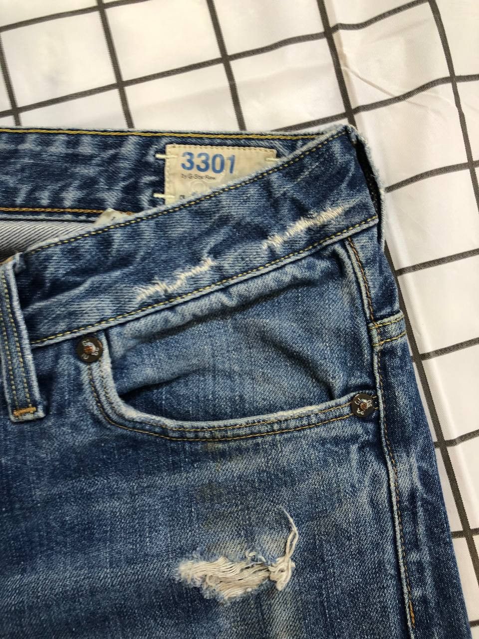 G-Star G-STAR Pants Raw Baggy Denim Goth GS RAW Size US 32 / EU 48 - 14 Thumbnail