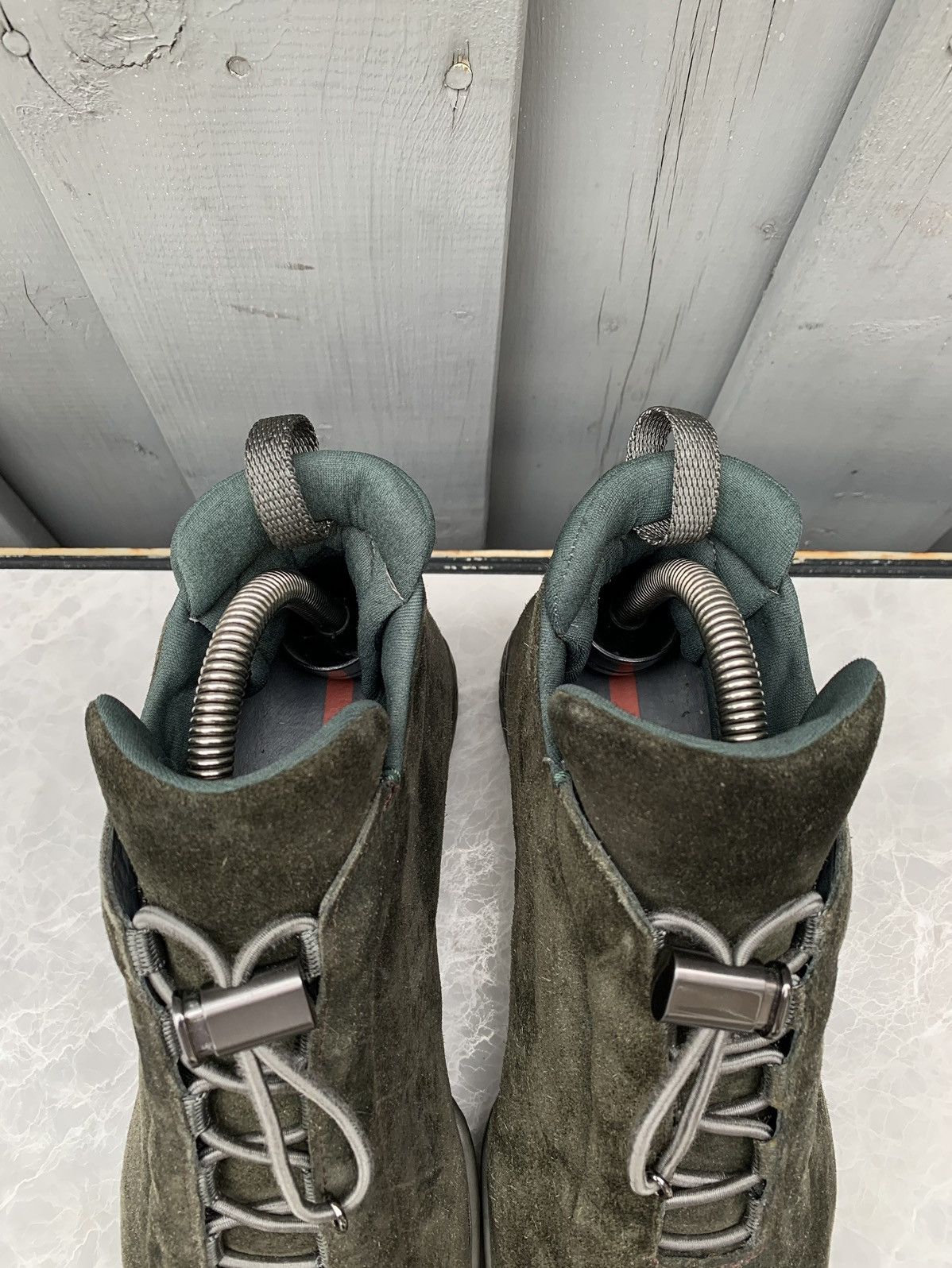 Prada × Vintage Vintage Prada Sport Boots F/W 1999 0773 Suede Hiking 2000s Size US 7.5 / IT 37.5 - 10 Thumbnail