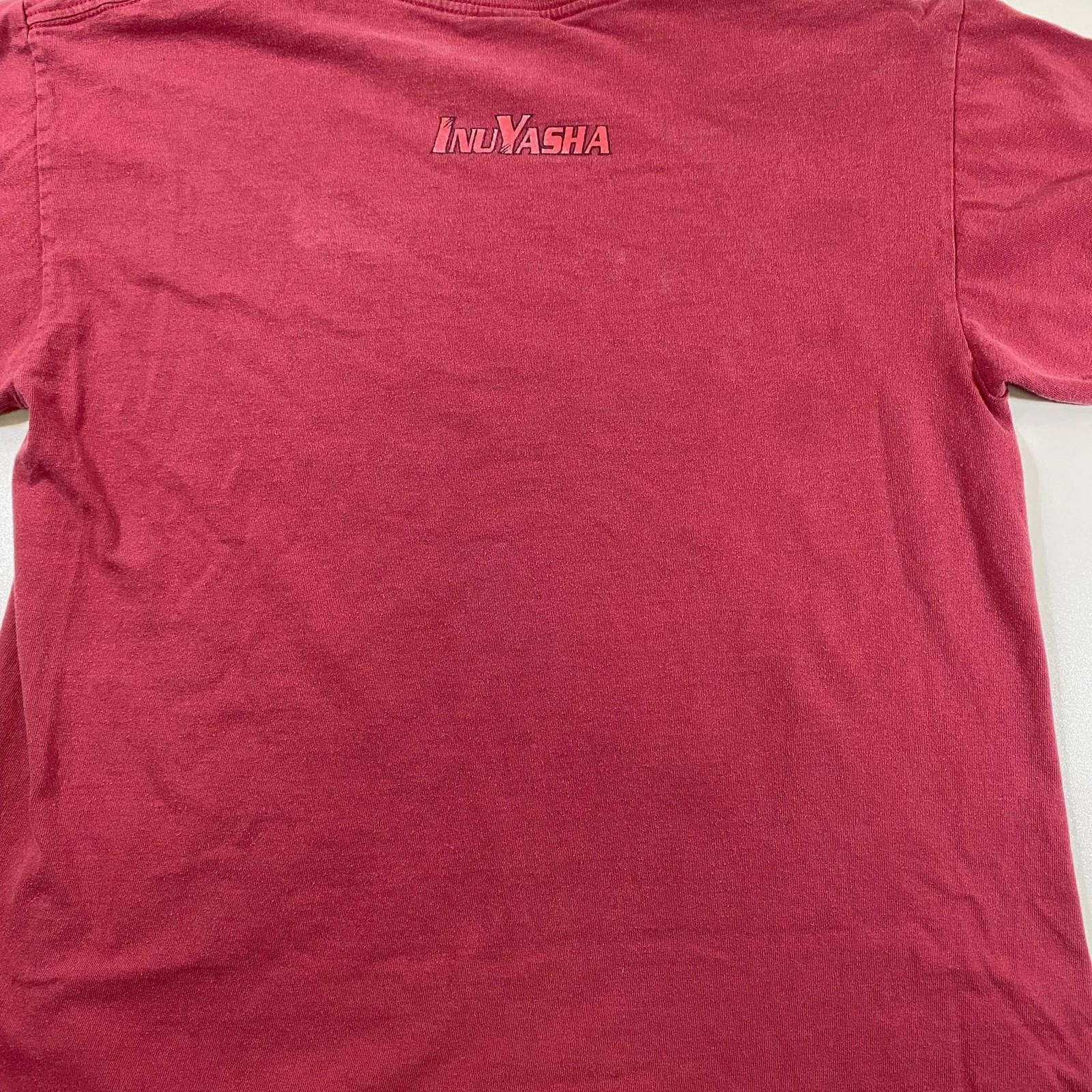 Gildan Vintage Inuyasha T-Shirt Red Anime Manga 2003 Size ONE SIZE - 5 Thumbnail
