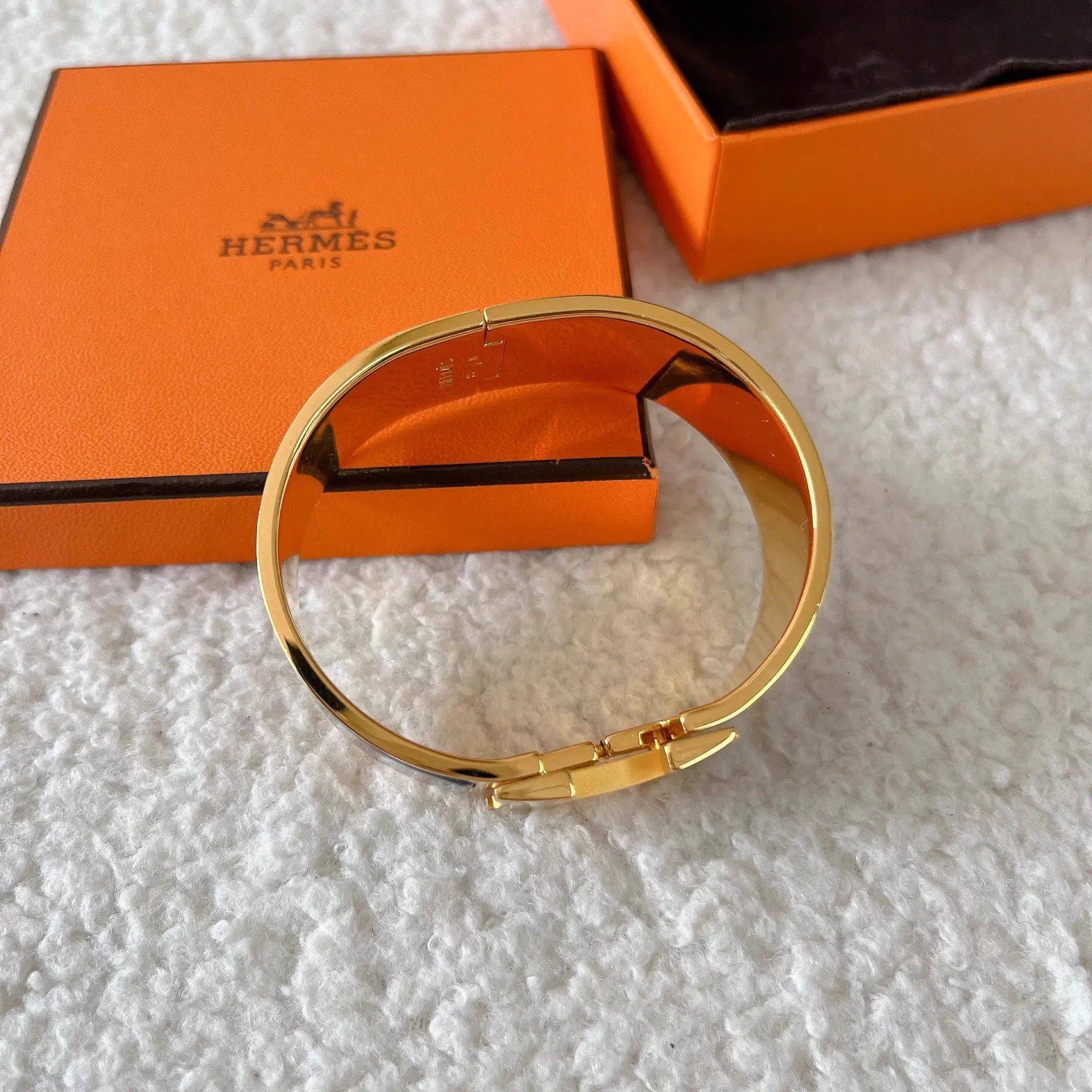 Hermes Hermes wide bangle pre-owned Size ONE SIZE - 3 Thumbnail