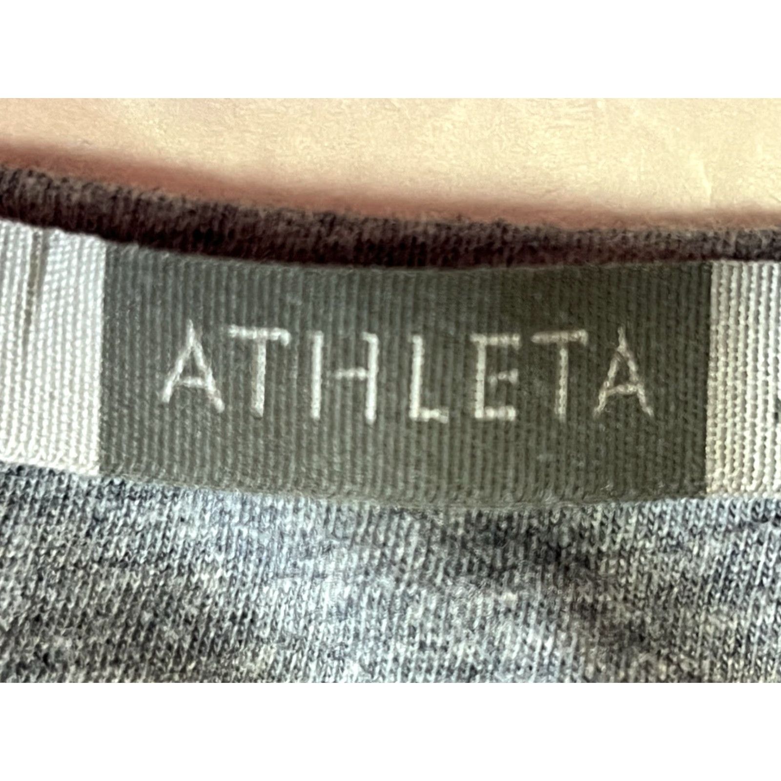 Athleta Athleta Tank Dress Women’s Small Gray & Black Stripe Short Dress S - Colorful Patterns Size S / US 4 / IT 40 - 5 Thumbnail
