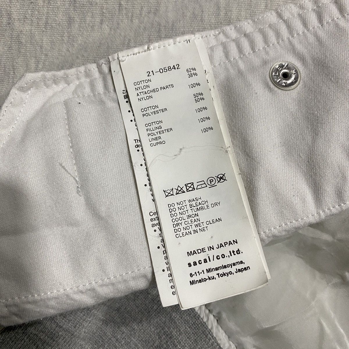Sacai AW21 Nylon Twill Sponge Blouson Jacket Size XS / US 0-2 / IT 36-38 - 15 Thumbnail