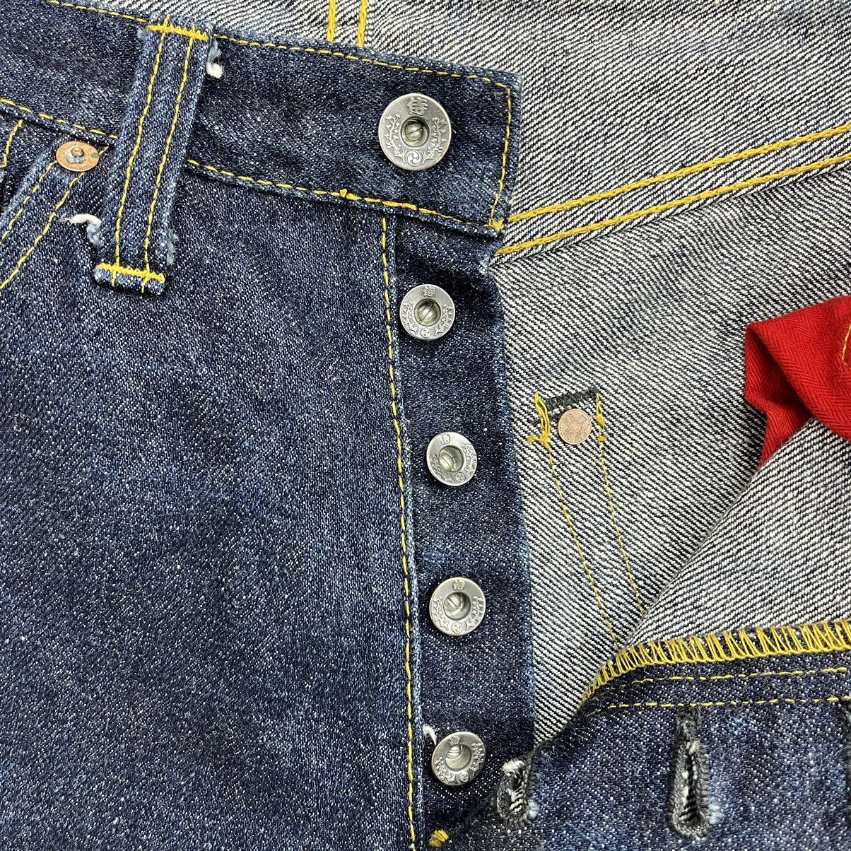 Samurai Jeans Vintage Samurai S3000VX 17oz Selvedge Raw Denim Pants Size US 31 - 11 Thumbnail