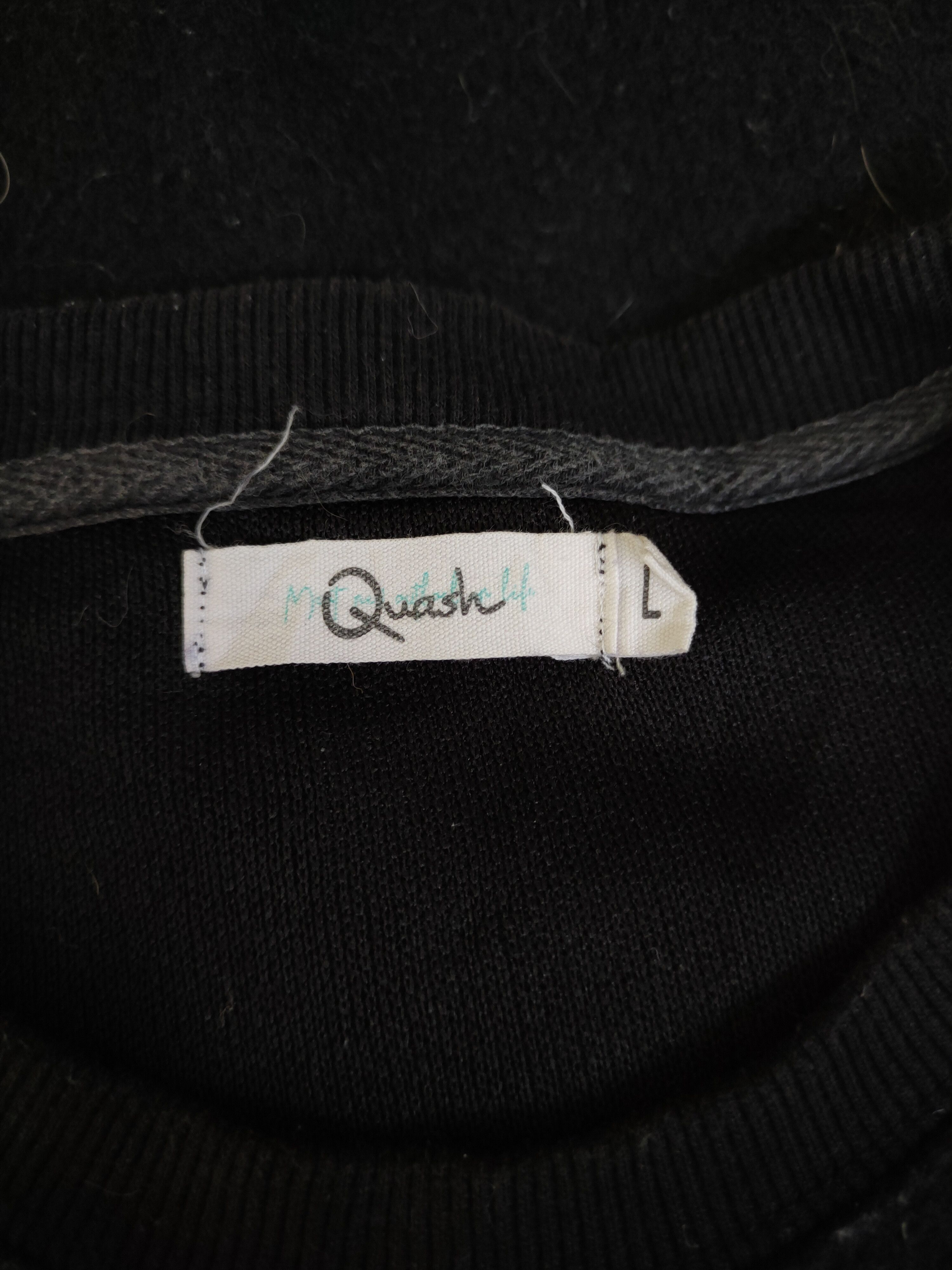 Japanese Brand Quash dog skateboard Black Sweatshirts #S2608 Size US L / EU 52-54 / 3 - 12 Thumbnail