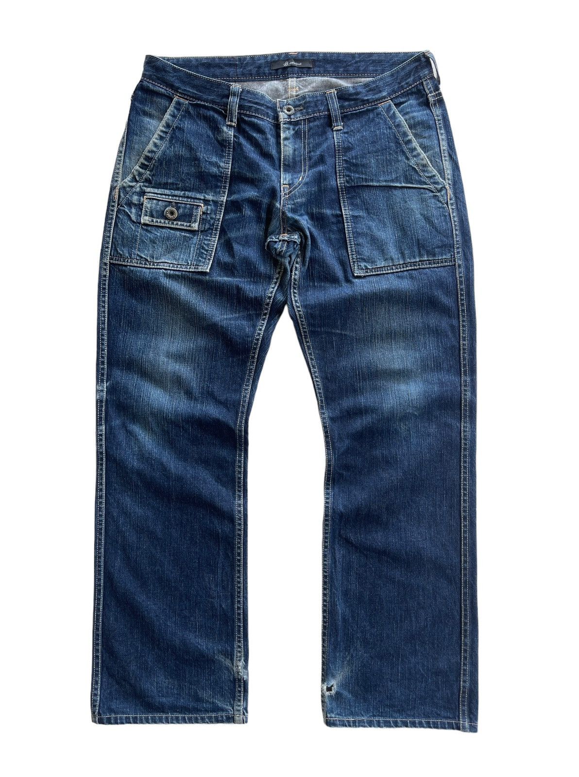 Japanese Brand Johnbull Kojima Japan Bushpants Denim Size US 33 - 1 Thumbnail