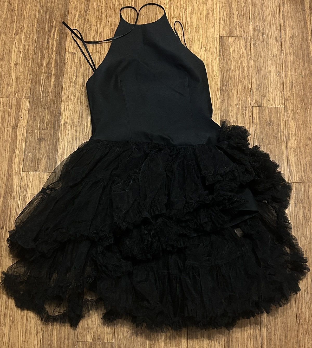 Shushu/Tong Shushu/Tong Asymmetric Halter Neck Tulle Dress size UK12 Size M / US 6-8 / IT 42-44 - 5 Thumbnail