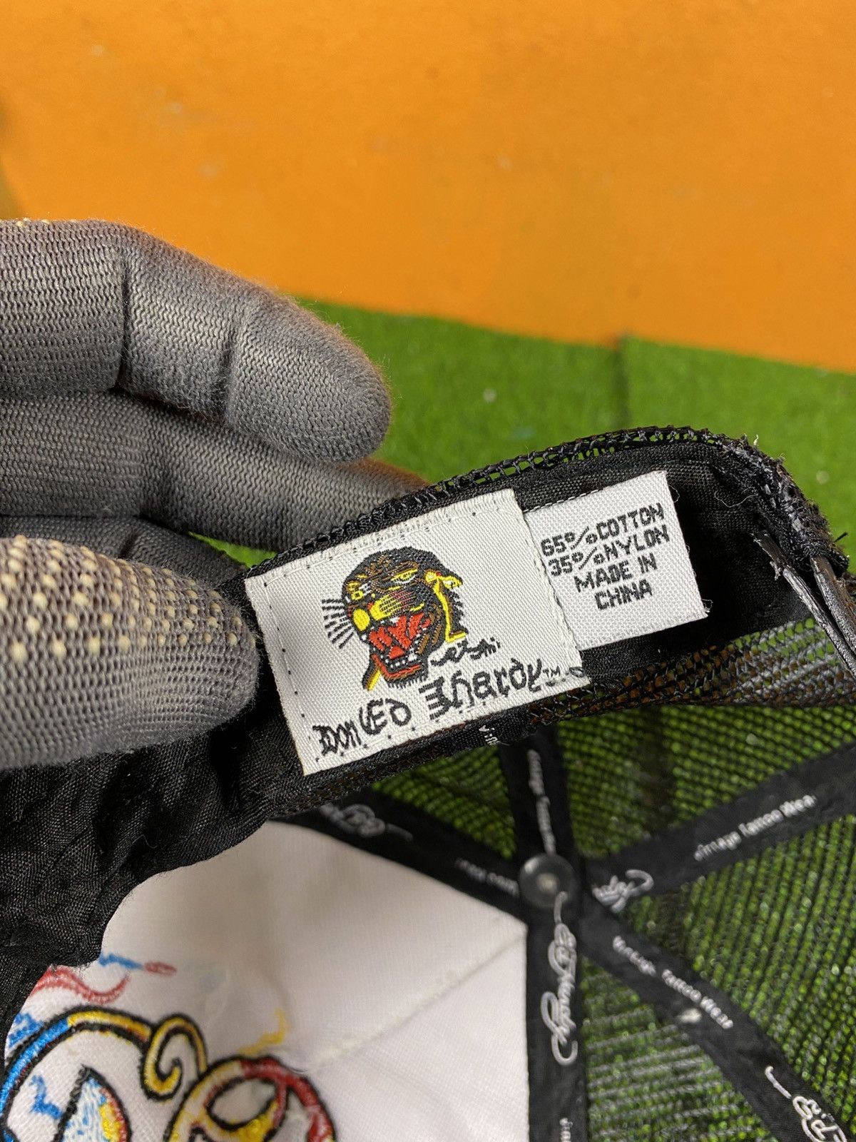 Christian Audigier Vintage Ed Hardy Trucker Cap Rhinestone Christian Audigier Size ONE SIZE - 19 Thumbnail
