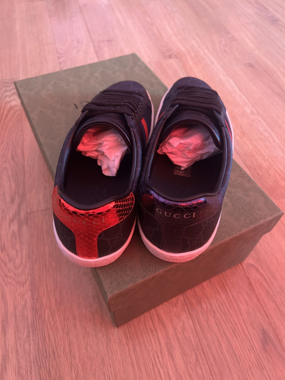 Gucci Gucci Ace Trainer Size US 5.5 / EU 38 - 5 Thumbnail