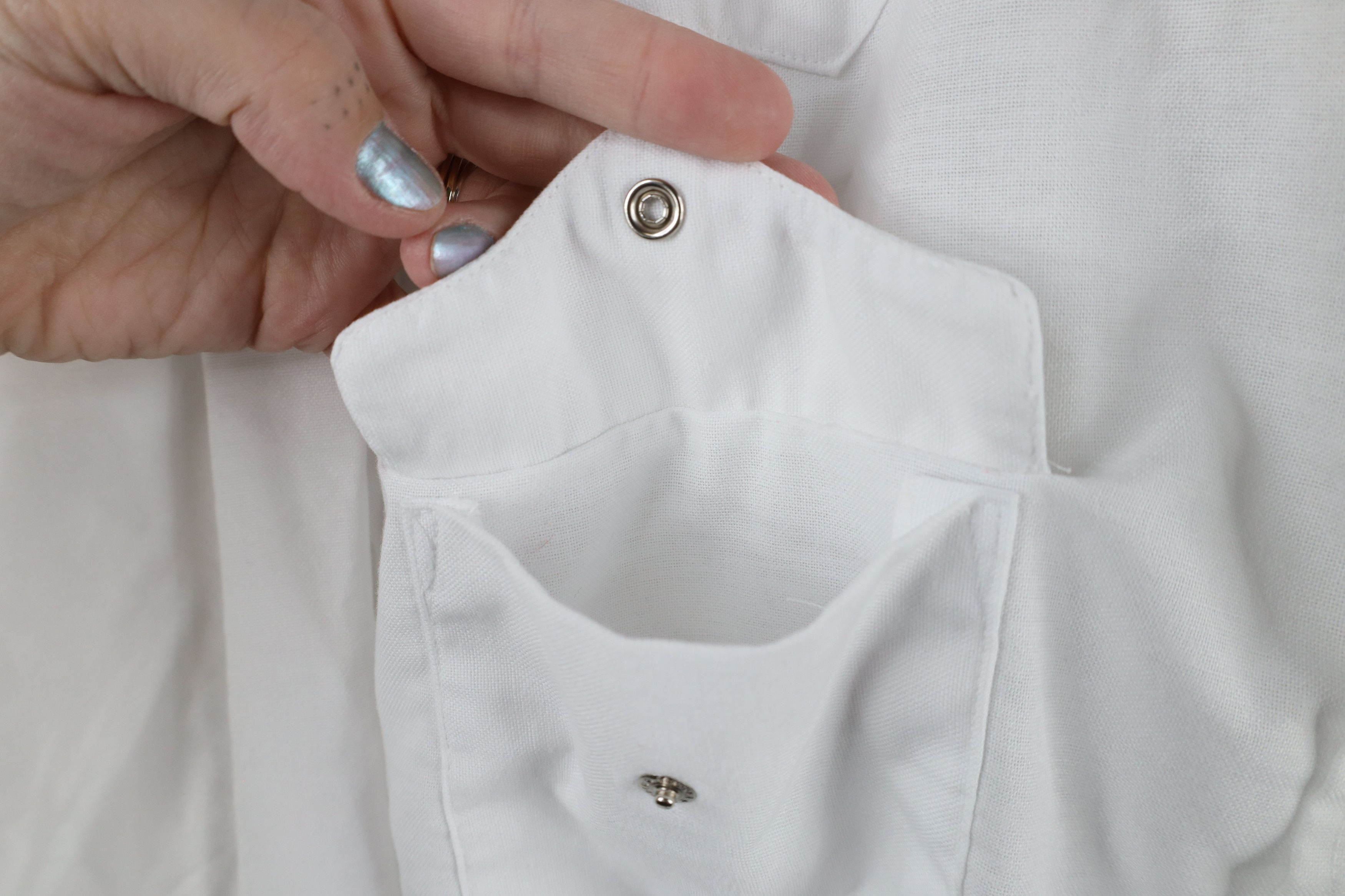 Vintage Vintage 90s Rockabilly Rodeo Snap Button Shirt White USA Size US M / EU 48-50 / 2 - 5 Thumbnail
