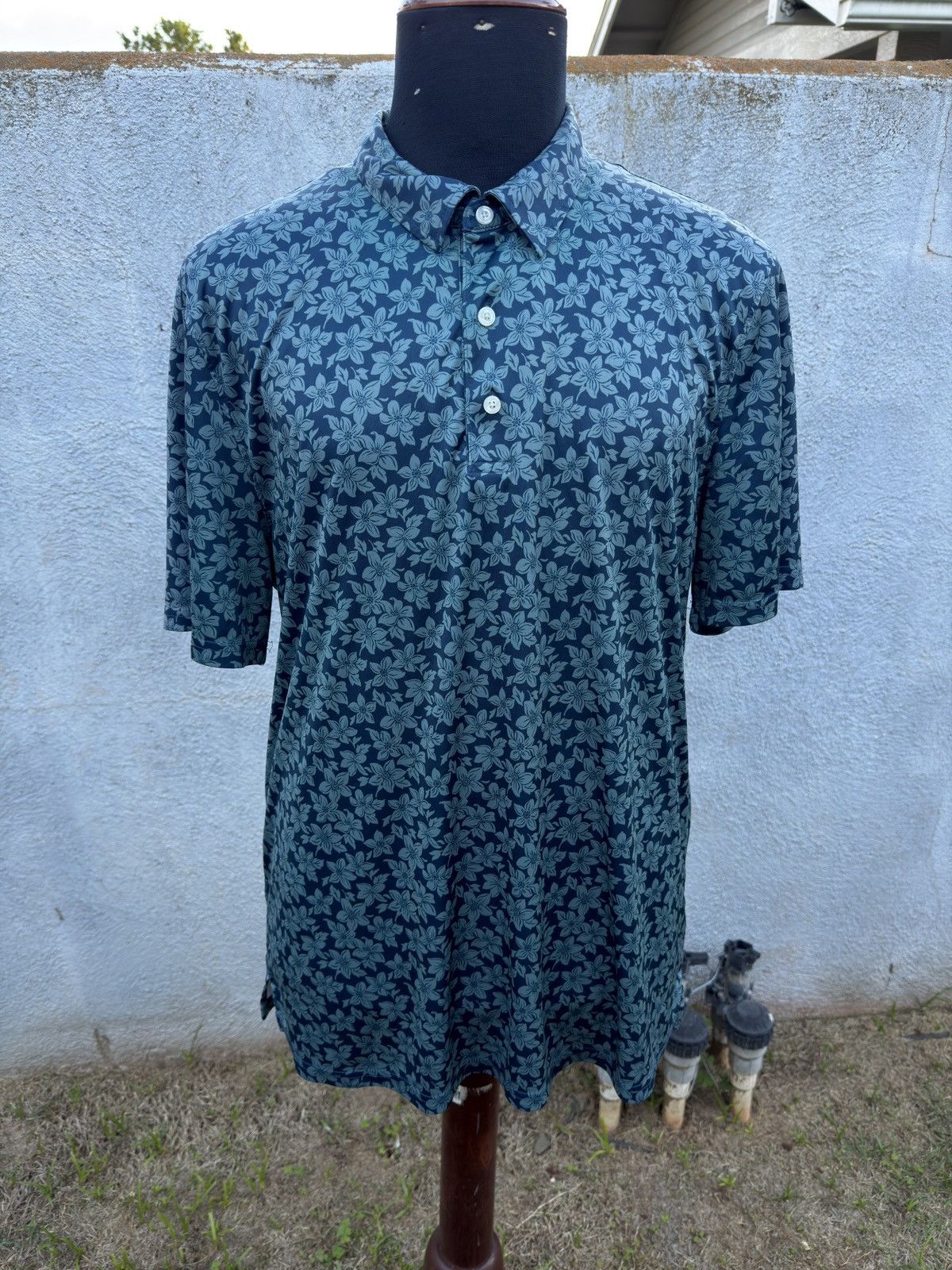 Reyn Spooner PreOwned Reyn Spooner Brrr Polo Hawaiian Shirt Blue Men's XL Size US XL / EU 56 / 4 - 1 Thumbnail