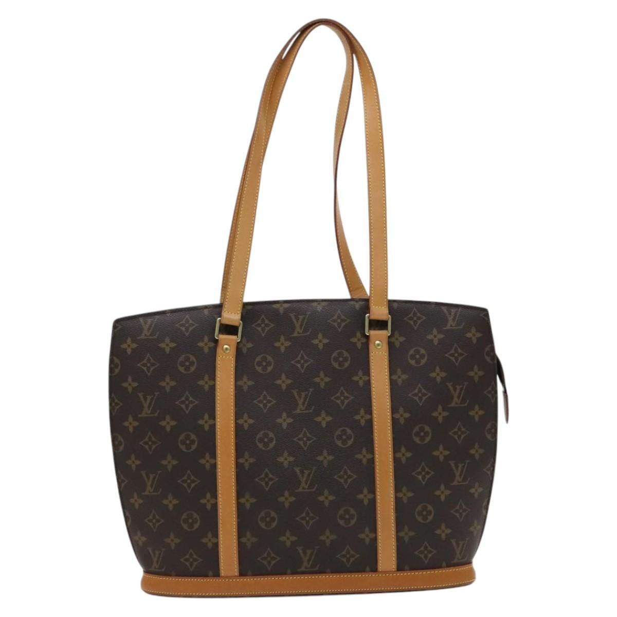 Louis Vuitton Babylone Brown Canvas Tote Bag (Pre-Owned) Size ONE SIZE - 1 Thumbnail