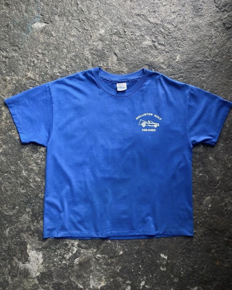 Vintage Vintage 90s Holliston Gulf Towing Company Tee Size US XL / EU 56 / 4 - 2 Thumbnail