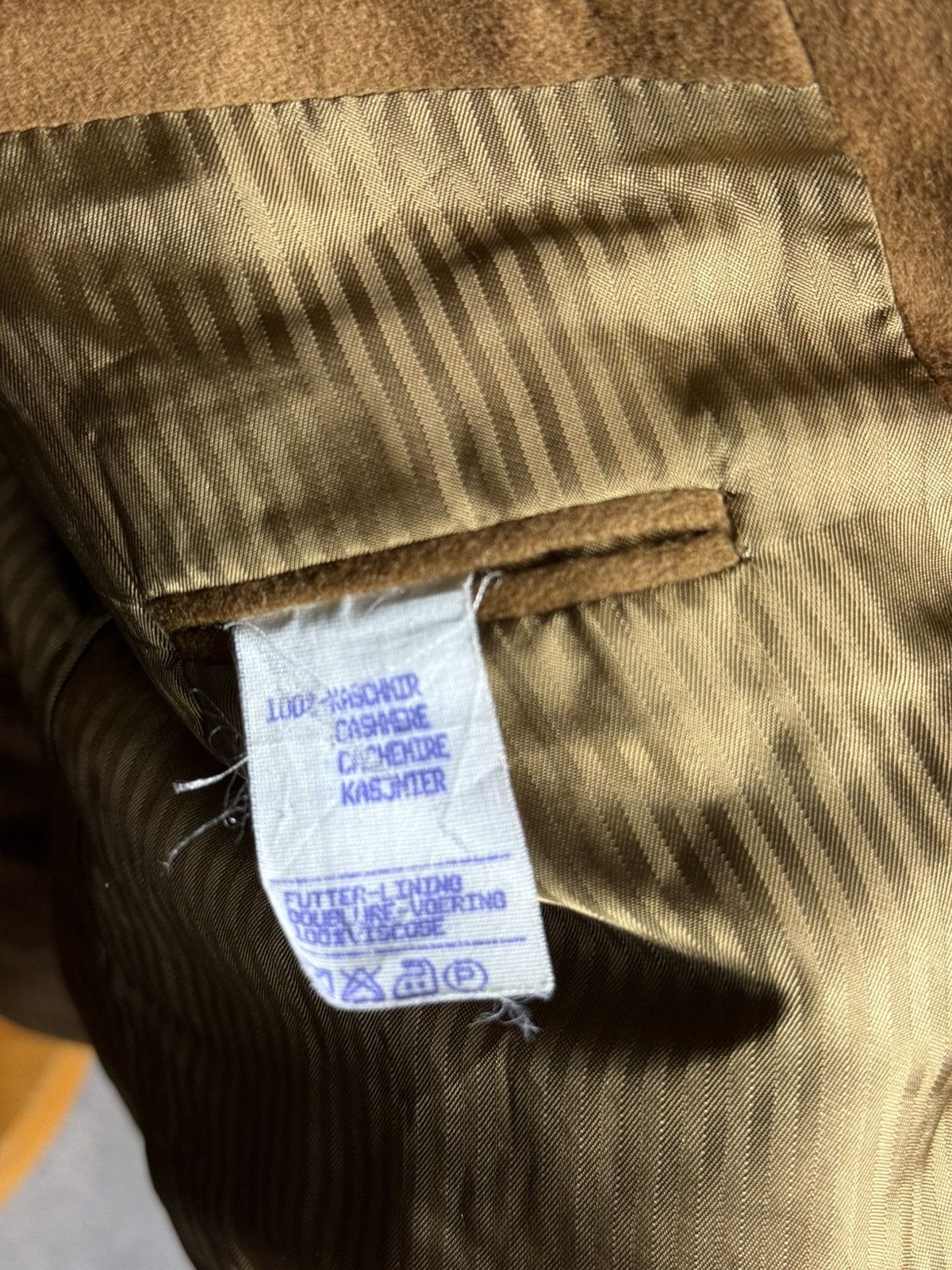 Designer × Loro Piana × Vintage Loro Piana Vest Blazer Wool Cashmere Brown Vintage Size 40R - 3 Thumbnail