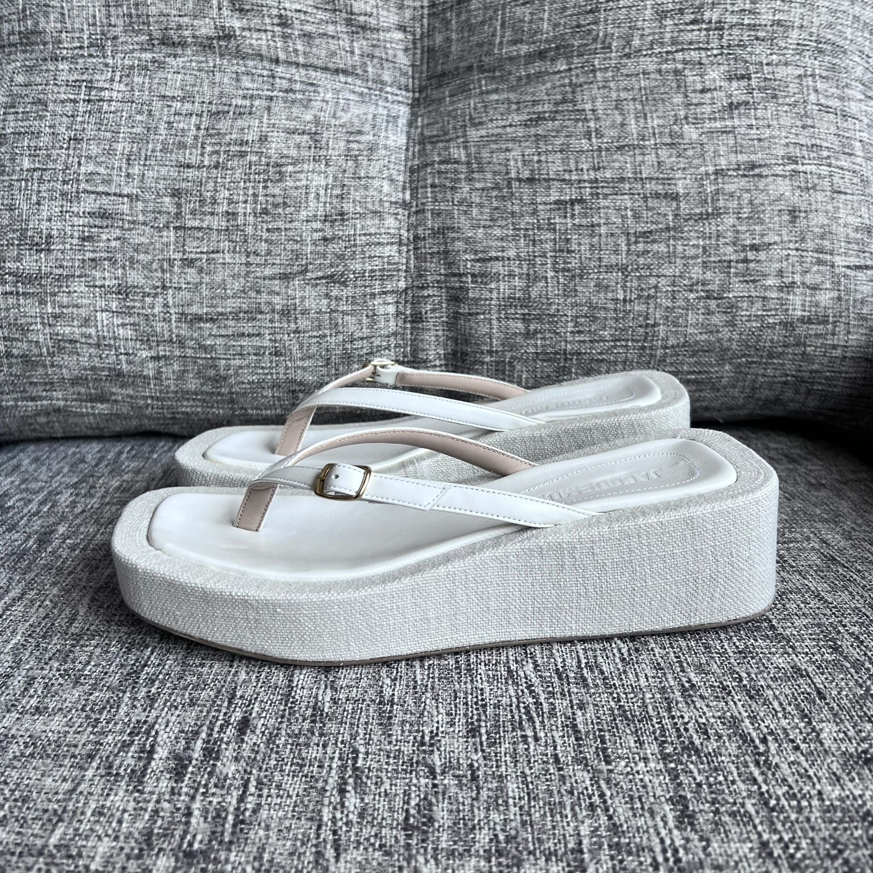 Jacquemus Jacquemus Les Tatanes Lin Platform Sandals Size IT37 Size US 7 / IT 37 - 3 Thumbnail