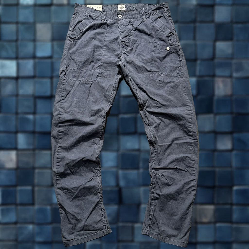 Vintage Crafted Pants Mens 38x30 Blue Tapered Utility Twisted Knee Cargo 3D Size US 38 / EU 54 - 1 Thumbnail
