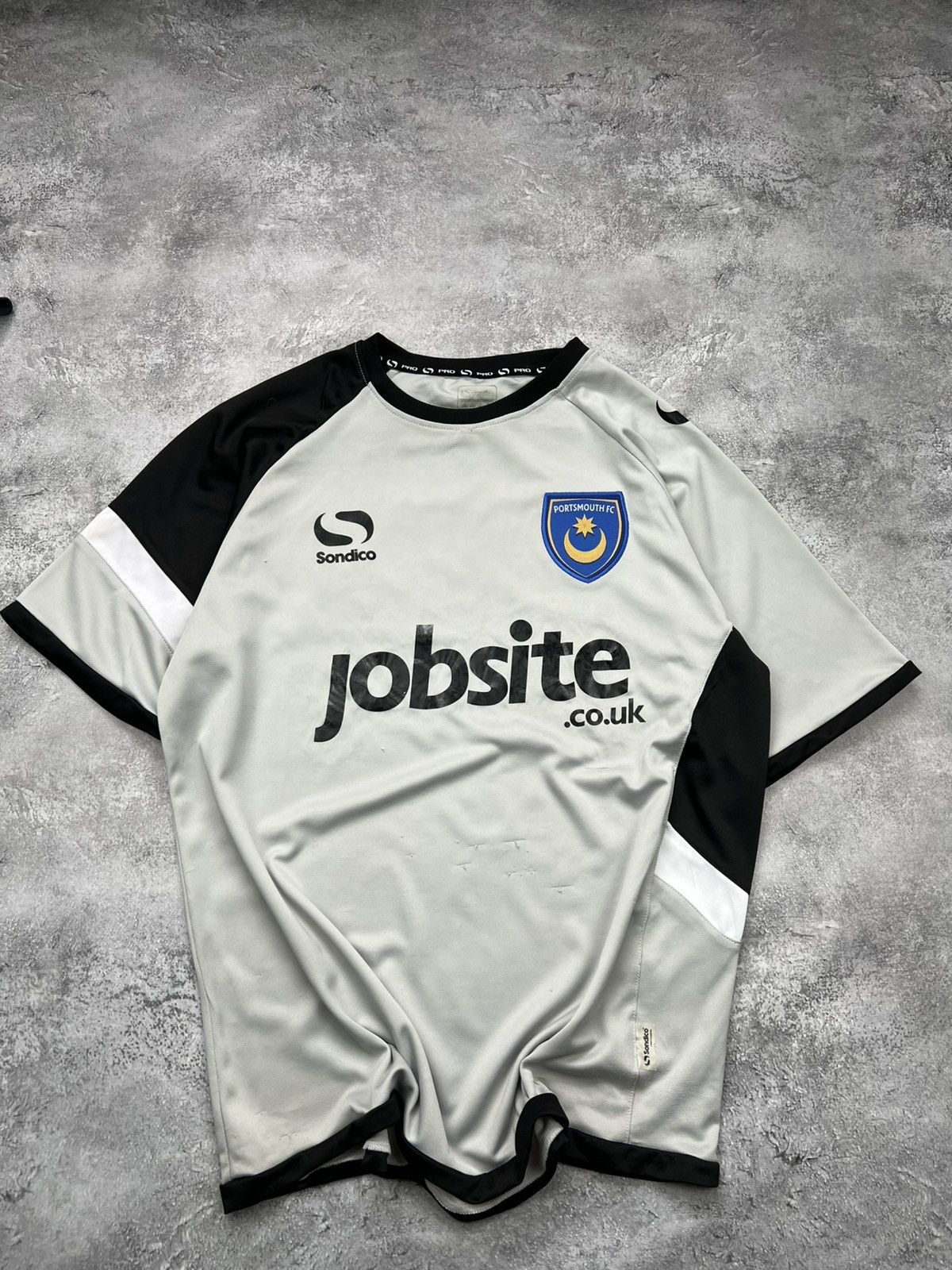 Vintage Sondico Portsmouth Soccer Jersey Football Grey Size US L / EU 52-54 / 3 - 1 Thumbnail