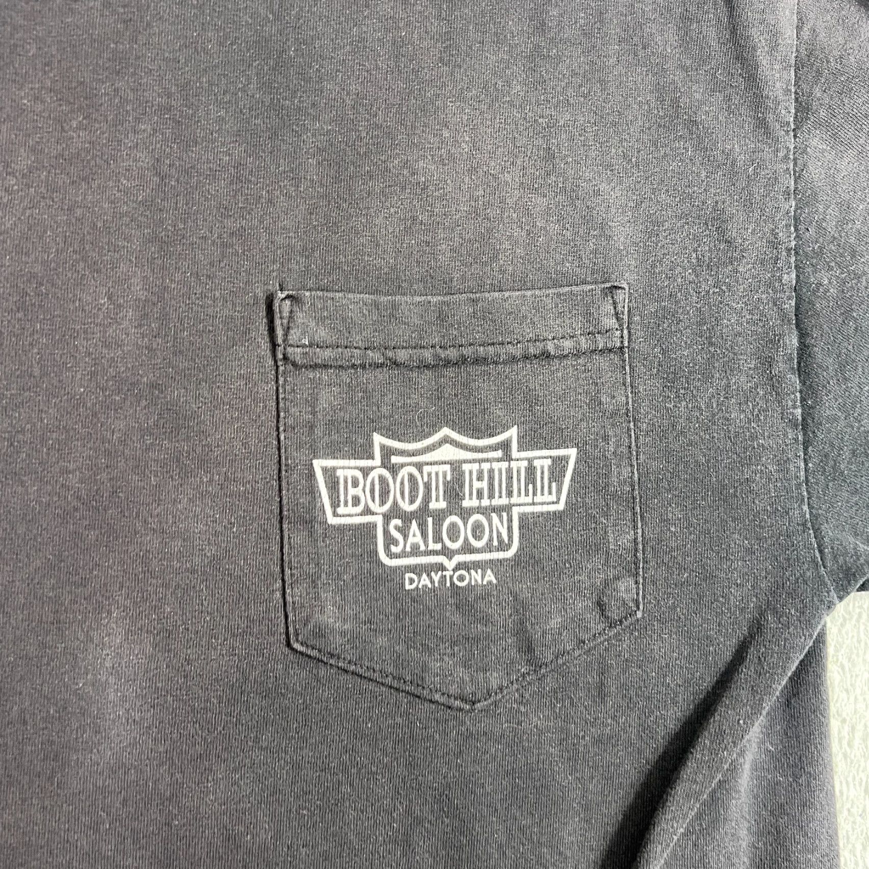 Vintage VINTAGE Murina Biker T-Shirt Men Medium Gray 2000s Motorcycle Eagle USA Saloon Size US M / EU 48-50 / 2 - 2 Thumbnail
