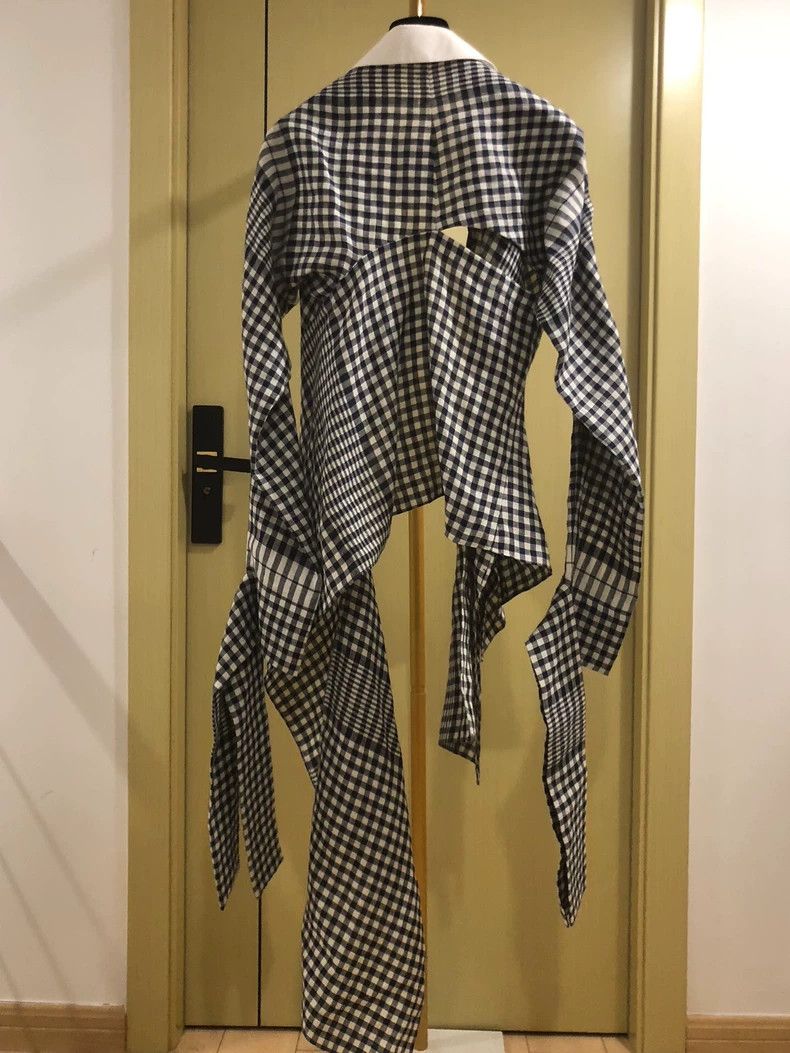 Loewe LOEWE Black and white checkered shirt Size XS / US 0-2 / IT 36-38 - 5 Thumbnail