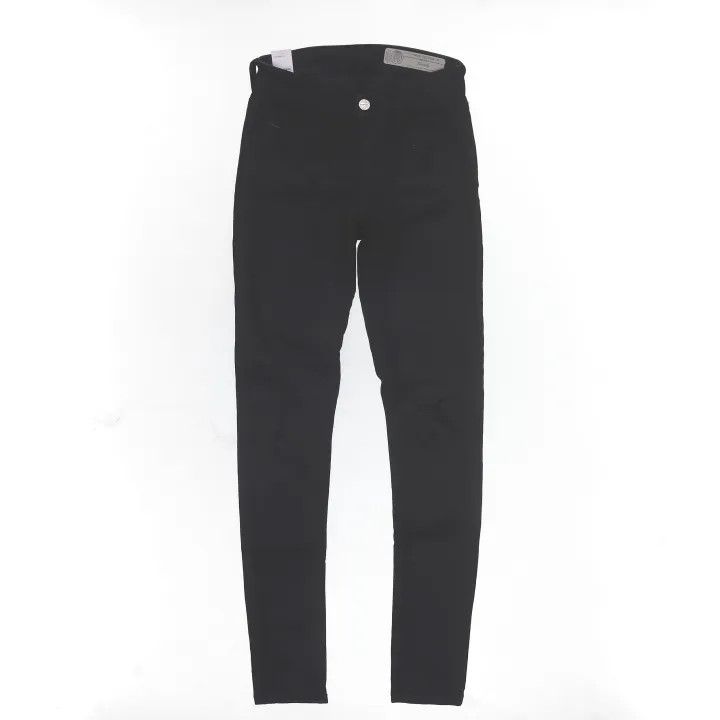 Diesel Diesel Black Slim Fit Denim Pants 0079 Size US 29 - 1 Thumbnail