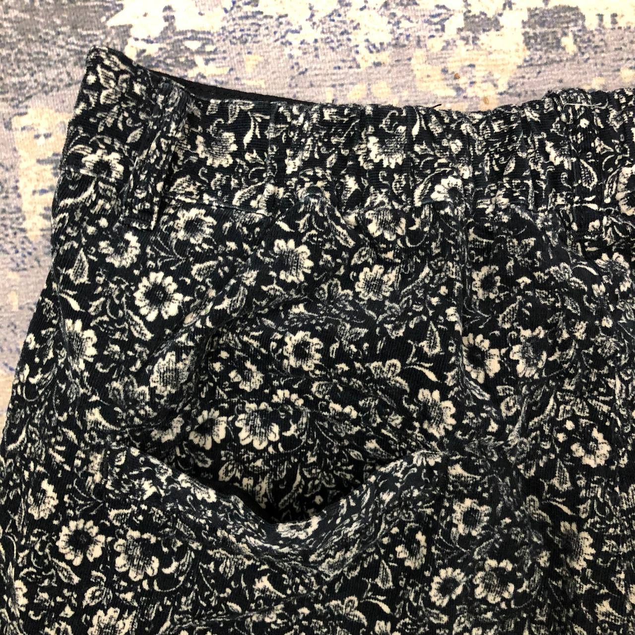 Japanese Brand P154 VTG JAPAN FLOWER FULLPRINT SKINNY PANTS Size 29" - 6 Thumbnail