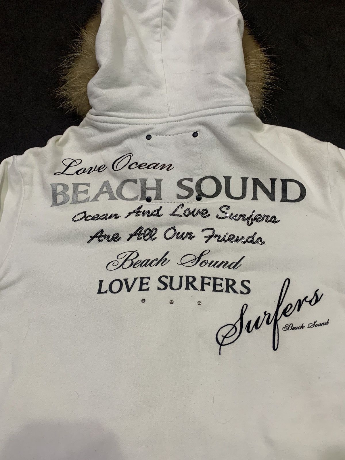 Japanese Brand 💥OFFER💥BeachSound Japanese Fur hoodie Size US L / EU 52-54 / 3 - 8 Thumbnail