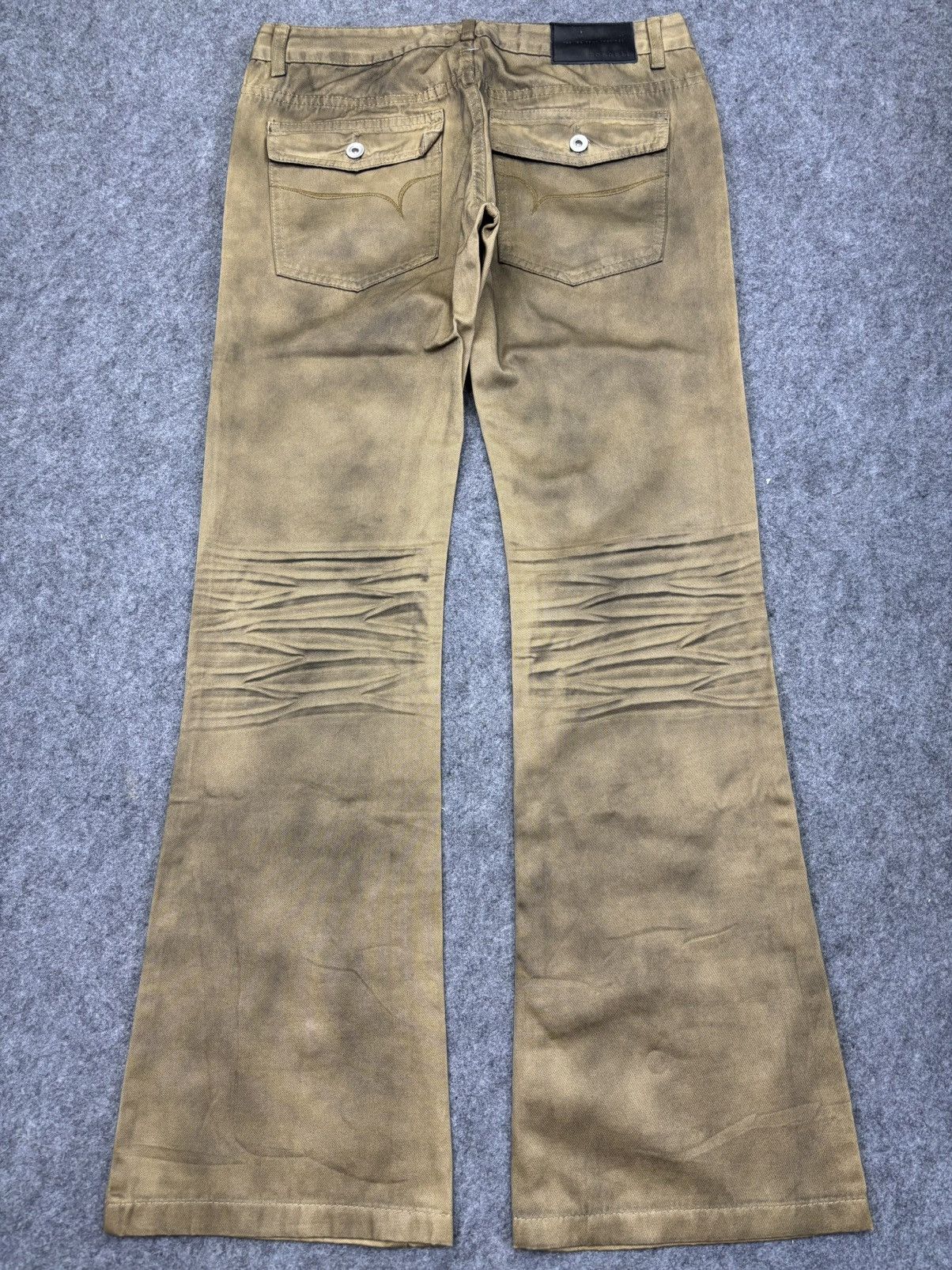 Japanese Brand 💥Super Flare💥 roshell Japan Crazy Fades Pant F953 Size US 32 / EU 48 - 17 Thumbnail