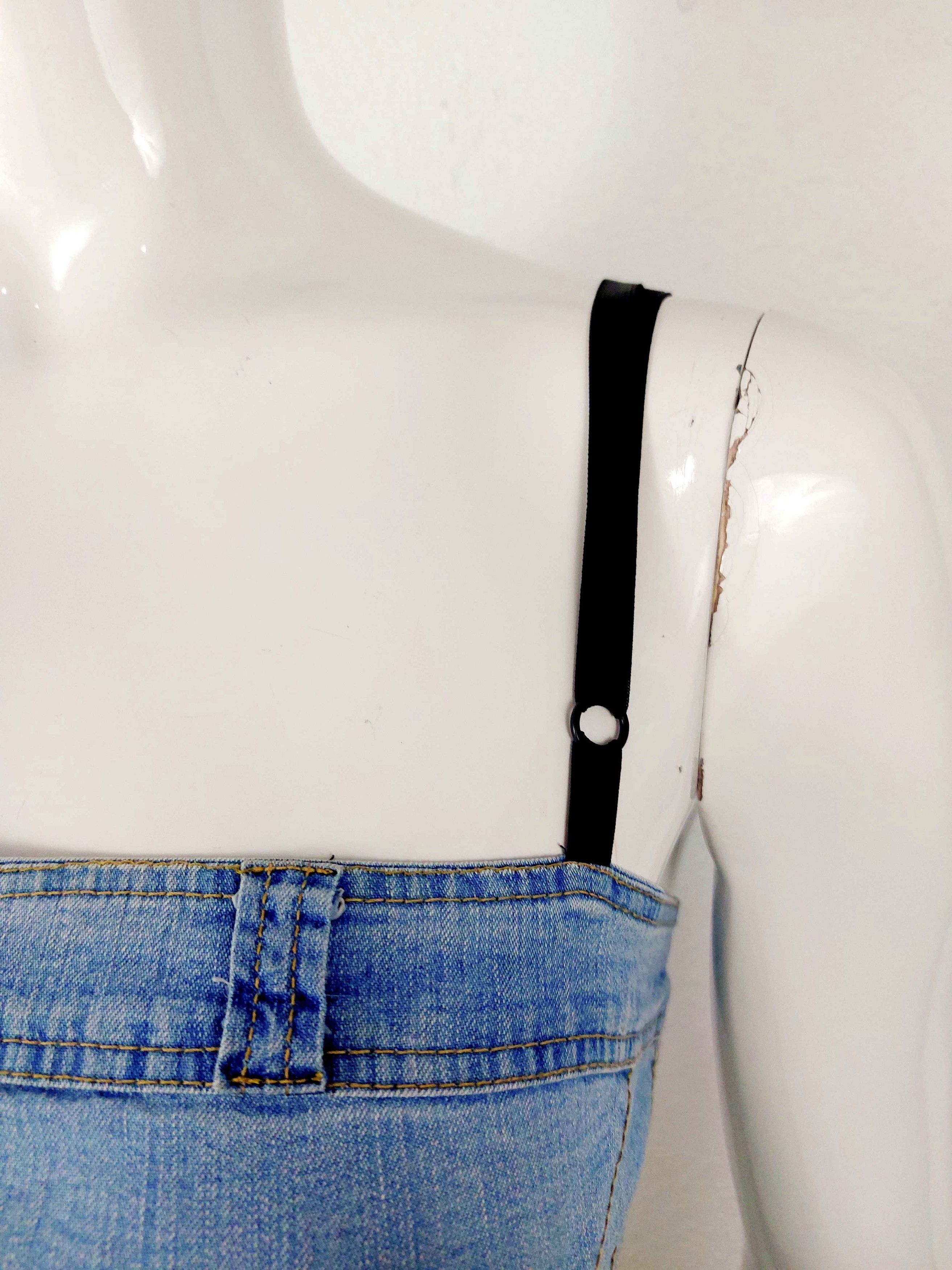 Dolce & Gabbana Dolce Gabbana D&G Bella Hadid Denim Jeans Corset Bustier Size S / US 4 / IT 40 - 10 Thumbnail
