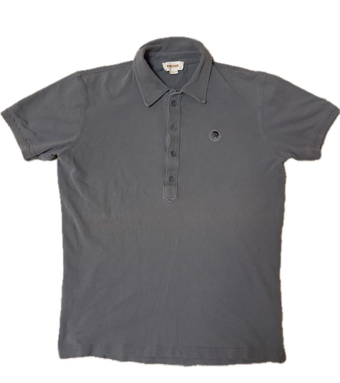 Diesel Diesel Vintage Y2K 2000s Logo T-Shirt in Grey, Size M Size US M / EU 48-50 / 2 - 1 Thumbnail