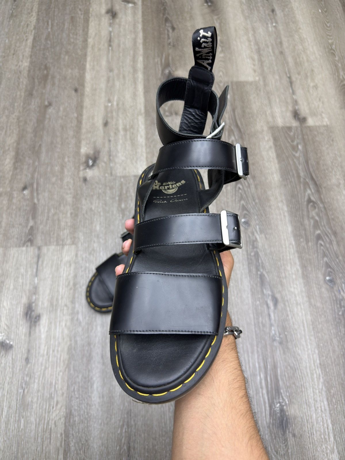 Dr. Martens × Rick Owens Rick Owens × Dr. Martens Gryphon Gladiator Sandals SAMPLE Size US 11 / EU 44 - 3 Thumbnail