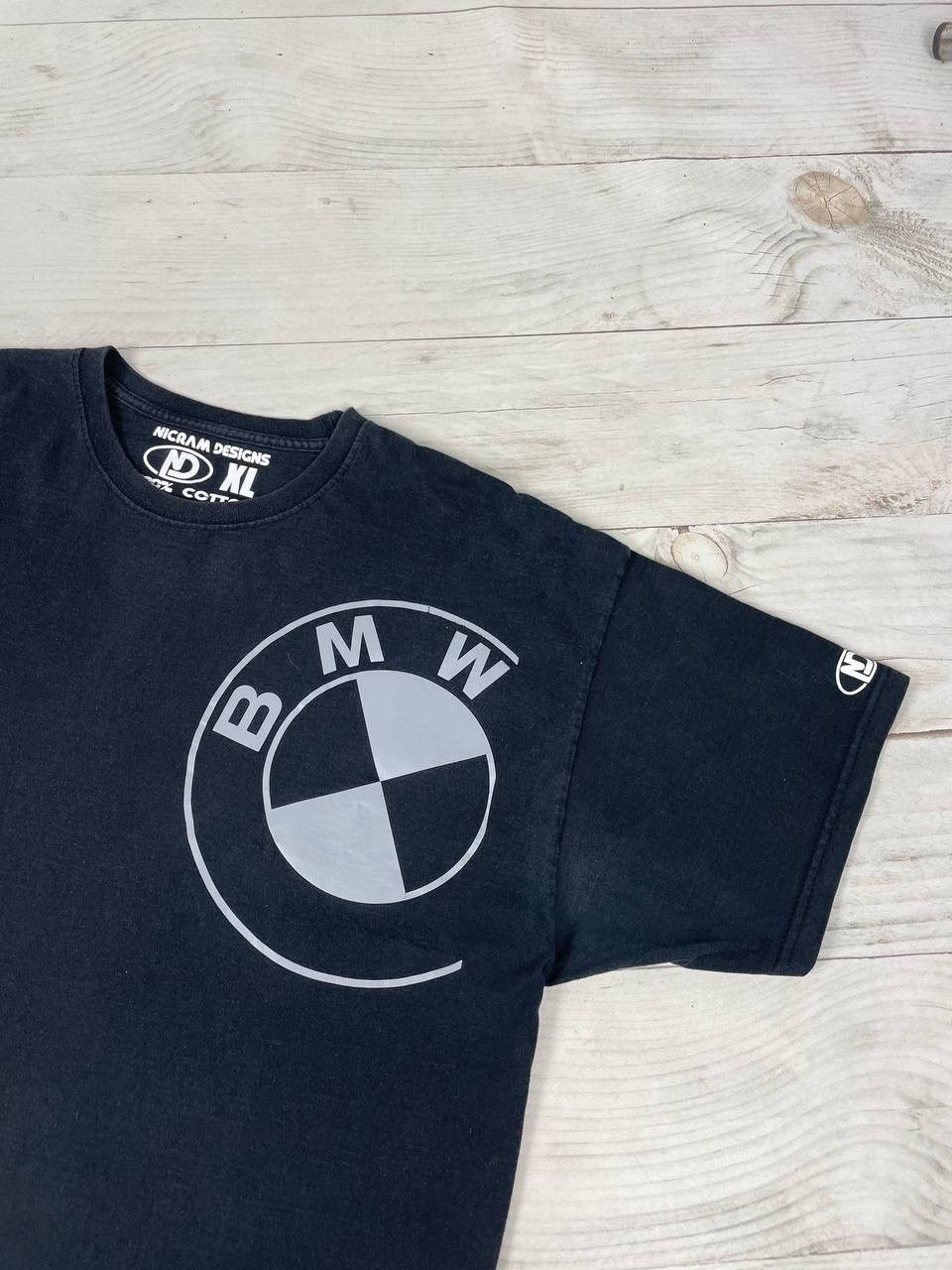 BMW Vintage BMW T-Shirt 2000s Big Logo Size US XL / EU 56 / 4 - 2 Thumbnail