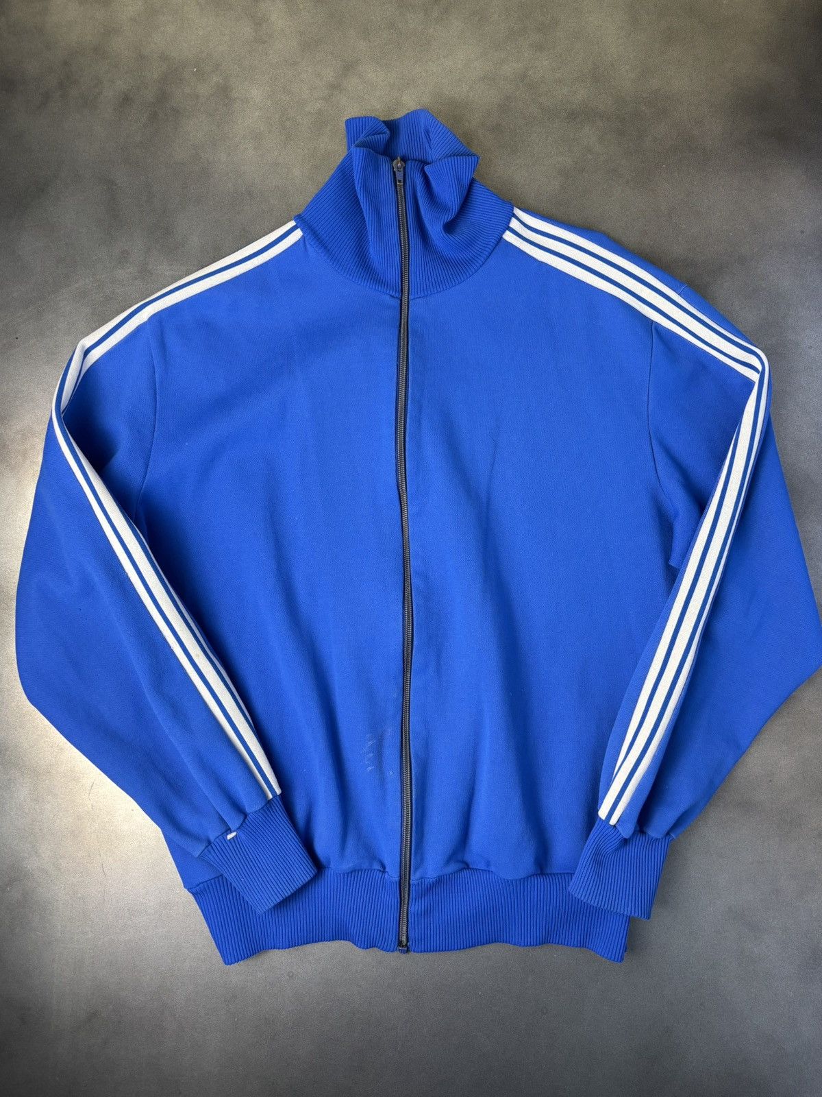 Adidas × Vintage 1960s Vintage Adidas Track Suit Jacket Georg Schwahn Rare 70 Size US M / EU 48-50 / 2 - 14 Thumbnail
