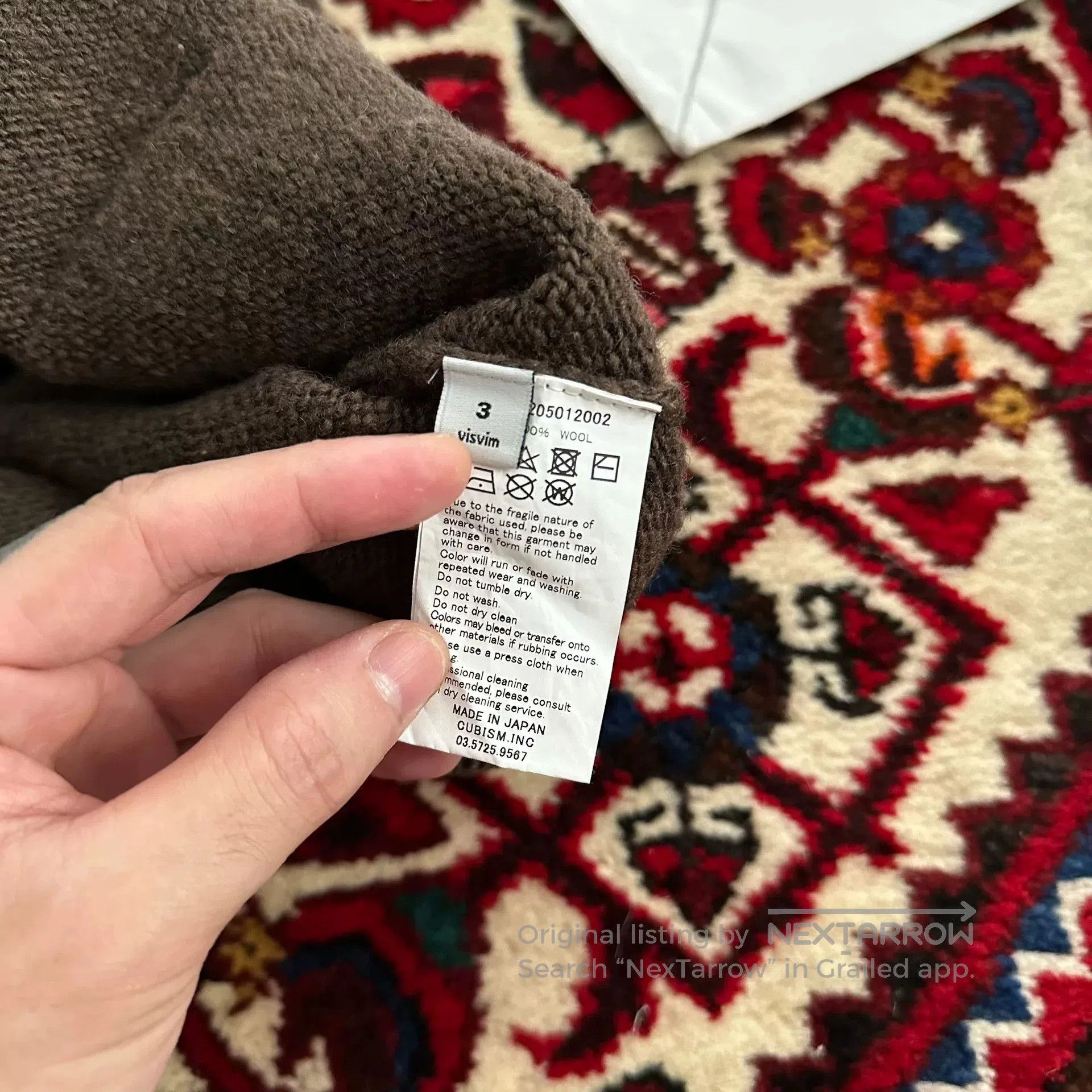 Visvim visvim college mud dyed wool sweater. Size US M / EU 48-50 / 2 - 7 Thumbnail