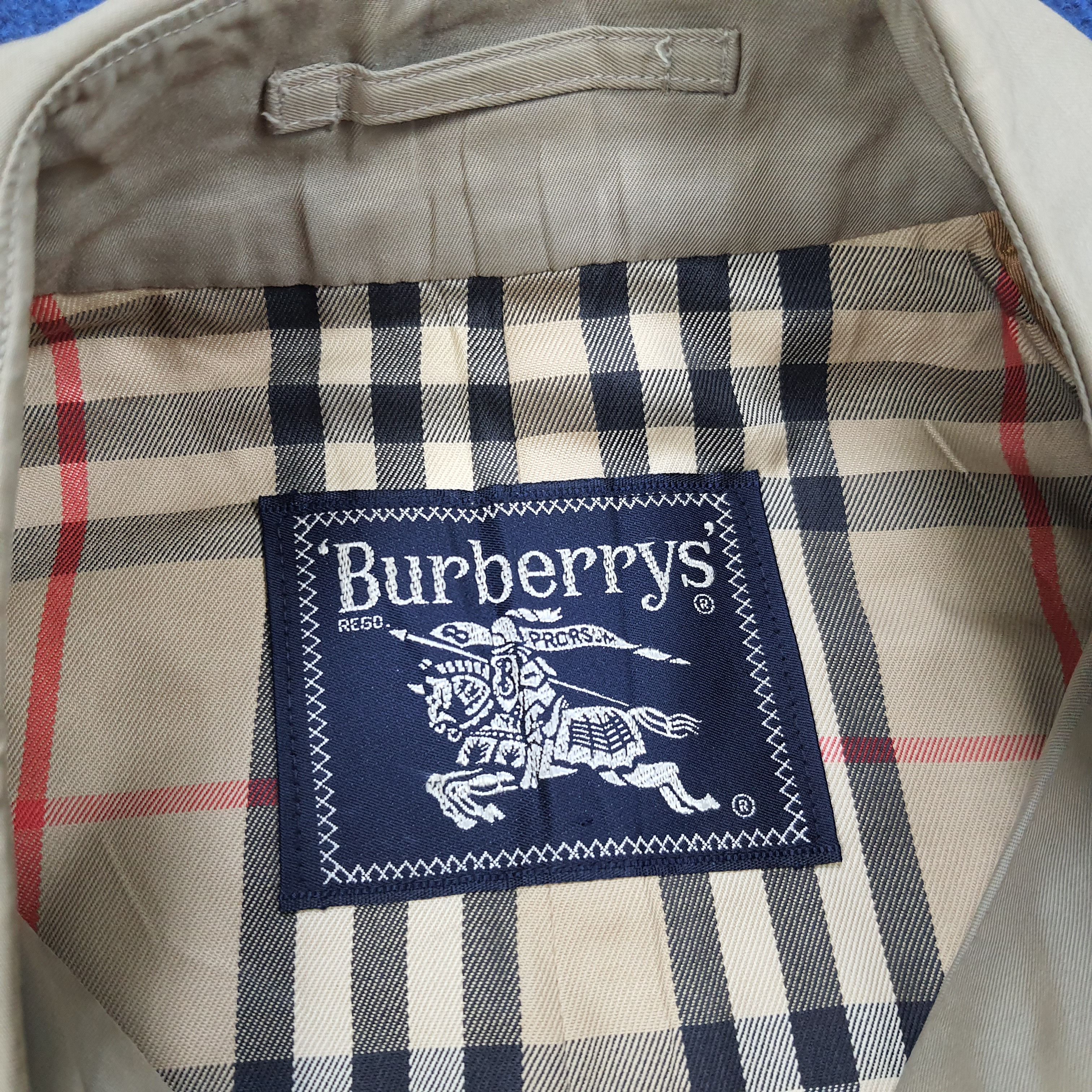 Burberry × Vintage Vintage Burberrys' Nova Check Trench Jacket Size US M / EU 48-50 / 2 - 6 Thumbnail