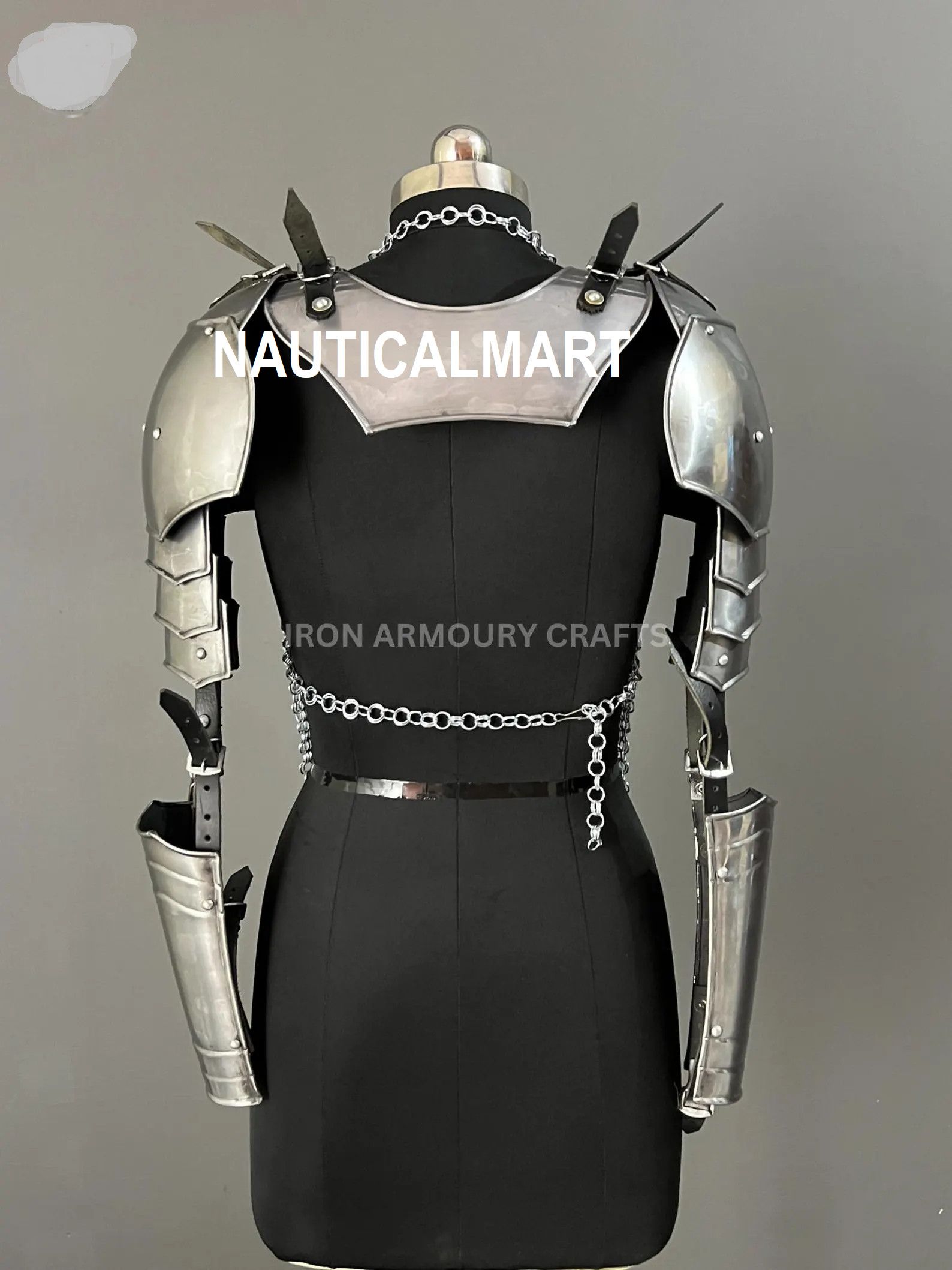 Other Medieval Female Knight Steel Armor Size ONE SIZE - 4 Thumbnail