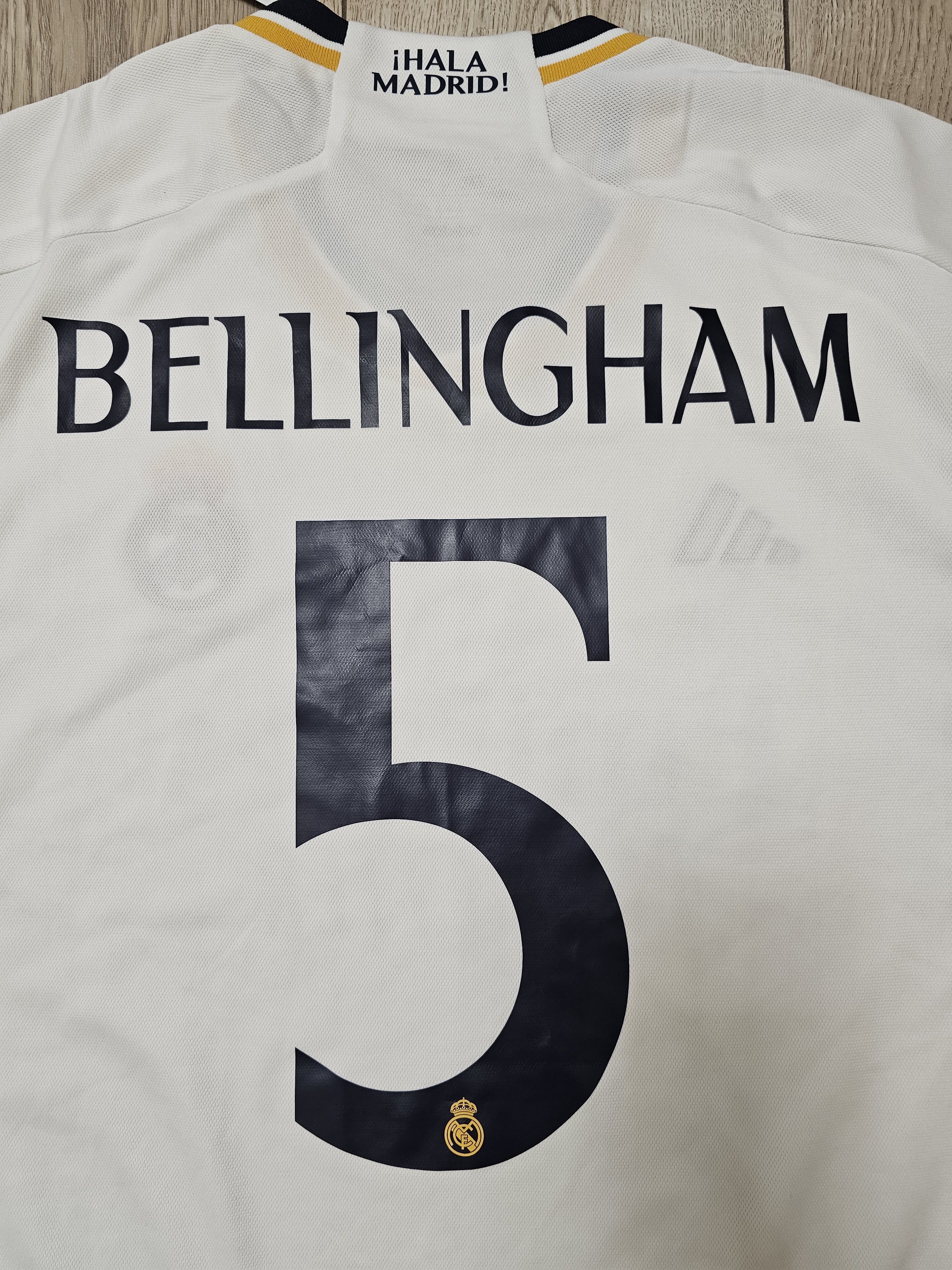 Adidas REAL MADRID 2023 2024 HOME BELLINGHAM FOOTBALL SOCCER JERSEY Size US XXL / EU 58 / 5 - 5 Thumbnail