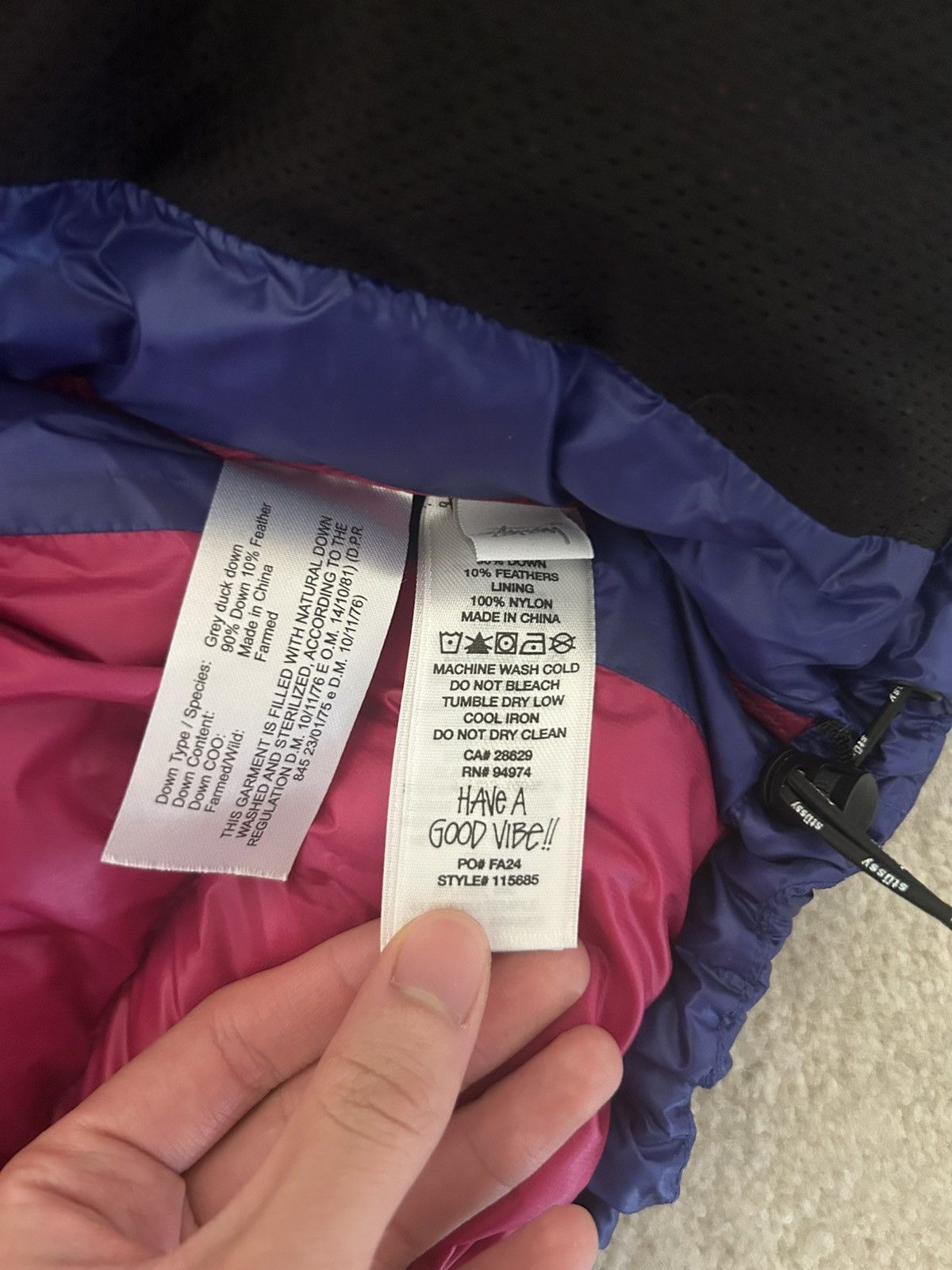Stussy Stussy micro ribstop down parka Size US S / EU 44-46 / 1 - 6 Thumbnail