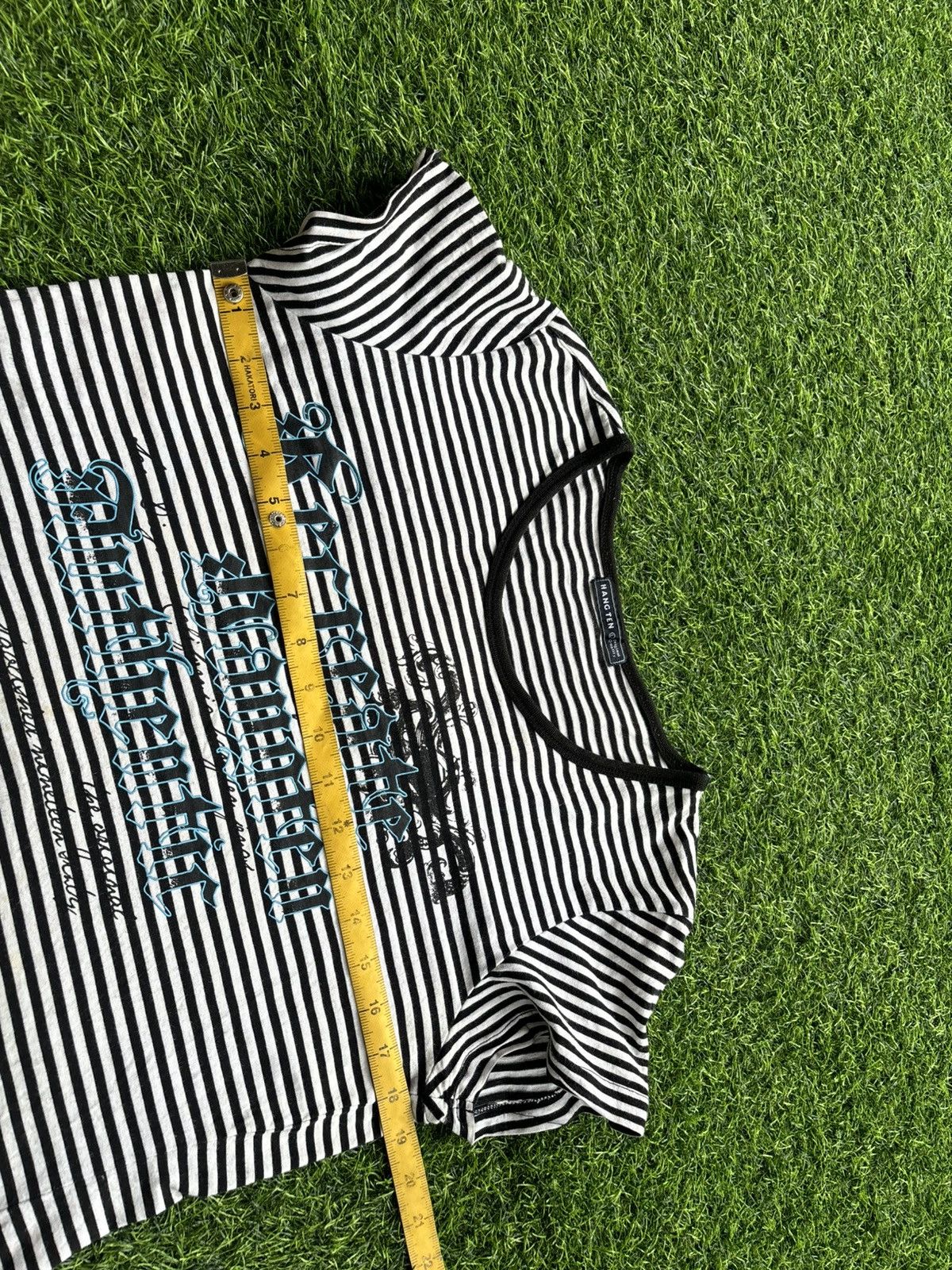 Hysteric Glamour Y2k Hang Ten Stripe Ifsix Punk Style Tshirt Size L / US 10 / IT 46 - 7 Thumbnail