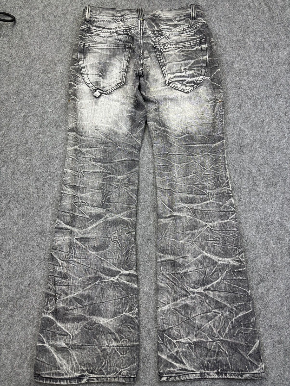 Japanese Brand 💥Super Flare💥Blow By Blue Insane Fades Flare Denim F923 Size US 33 - 18 Thumbnail