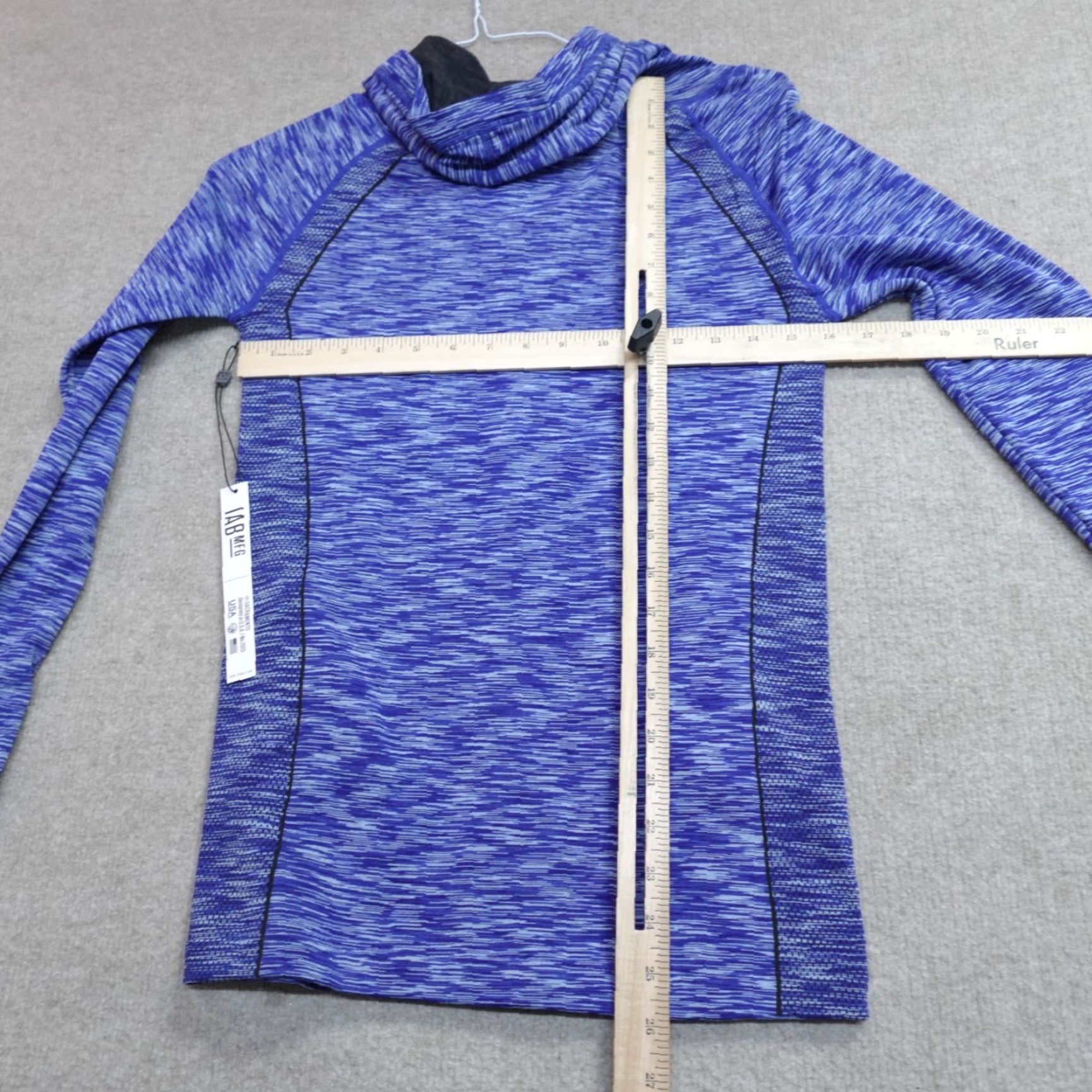 Vintage IAB Jacket Medium Blue Full Zip Hooded I Am Becoming Contour New Size M / US 6-8 / IT 42-44 - 5 Thumbnail