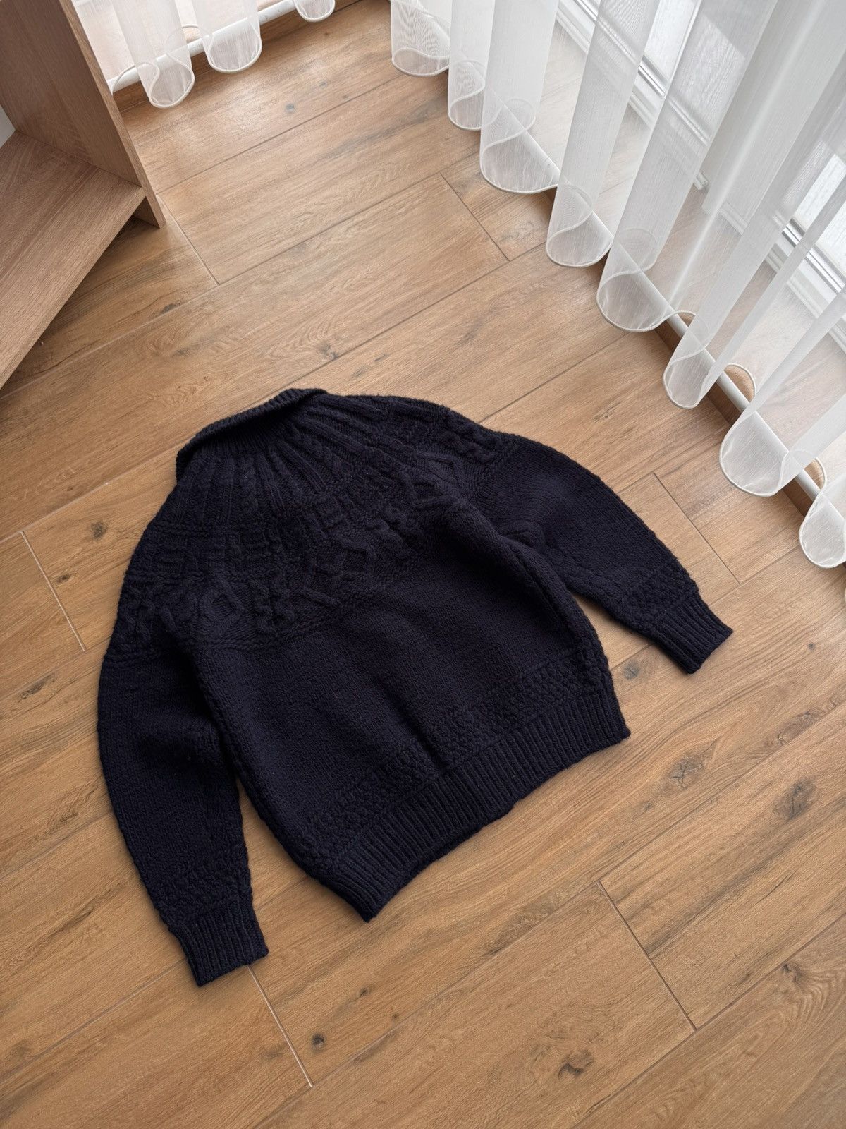 Comme des Garcons Tao Kurihara Comme Des Garcons x Batoner Wool Knit Cardigan Size US M / EU 48-50 / 2 - 14 Thumbnail