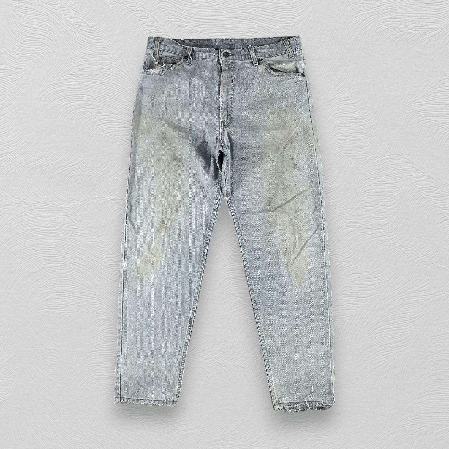 Levi's Vintage 90s Levi's 550 Jeans Dirty Blue Wash Denim KJ1046 Size US 36 / EU 52 - 1 Thumbnail