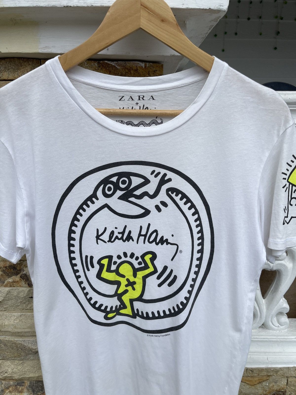 Keith Haring LastDrop🔥Keith Haring x Zara tee Art Streetwear Hype Y2k Tee Size US M / EU 48-50 / 2 - 2 Thumbnail